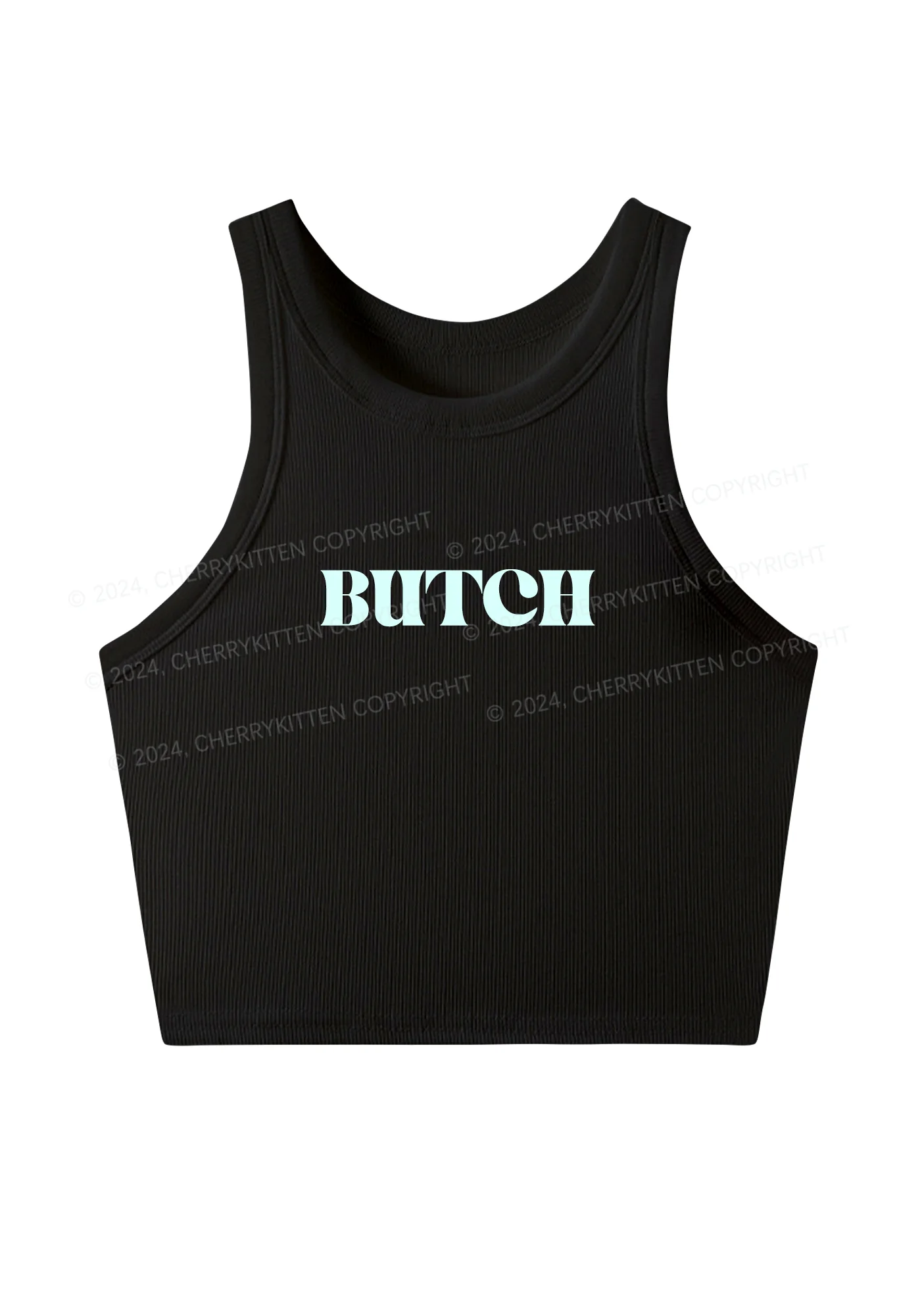 Butch Y2K Crop Tank Top Cherrykitten - Image 3