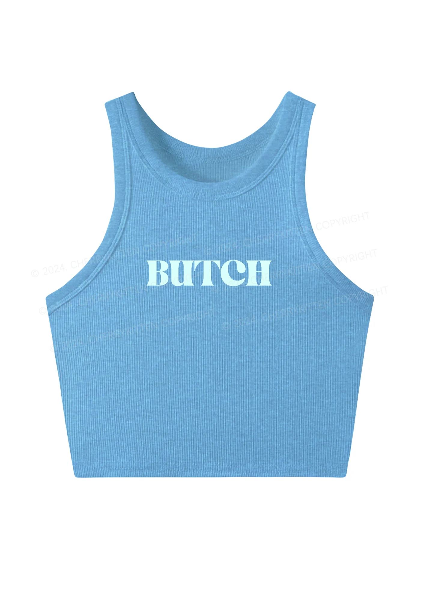 Butch Y2K Crop Tank Top Cherrykitten - Image 4