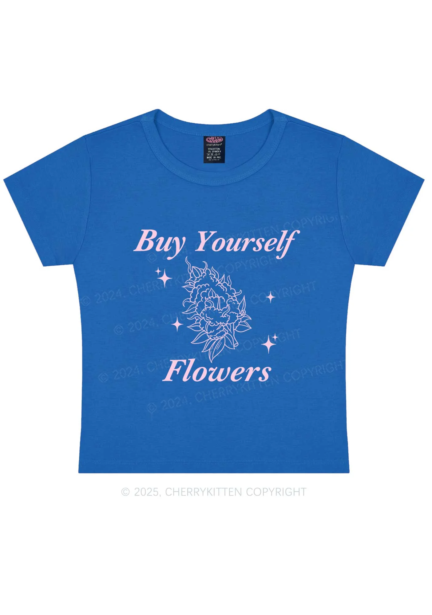 Buy Yourself Flowers Y2K Baby Tee Cherrykitten - Image 11
