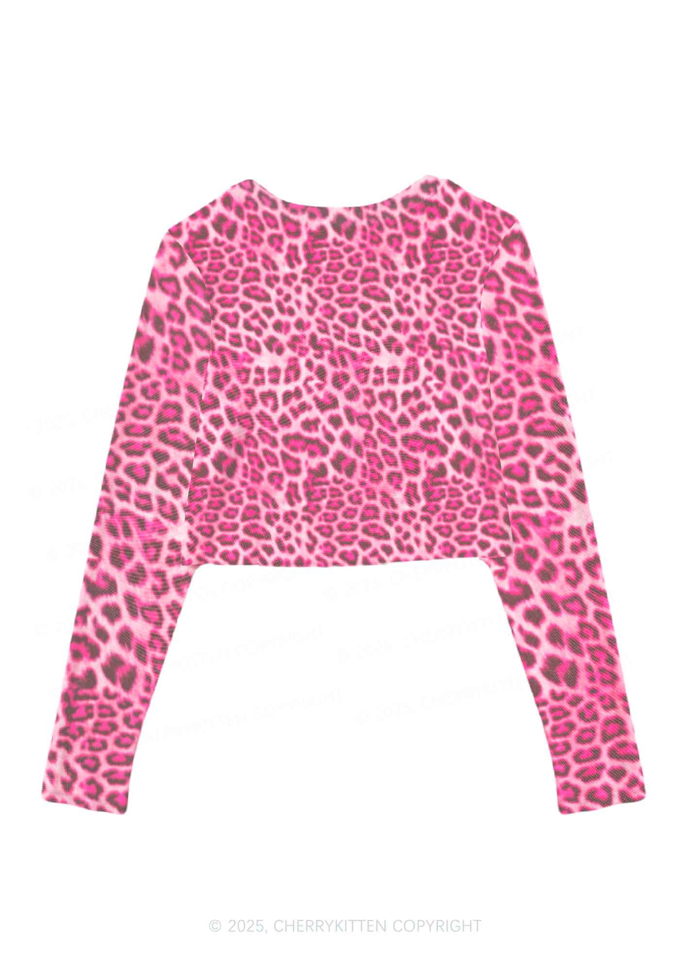 Bxtch I'm A Custom Zodiac Y2K Mesh Long Sleeve Crop Top Cherrykitten - Image 3