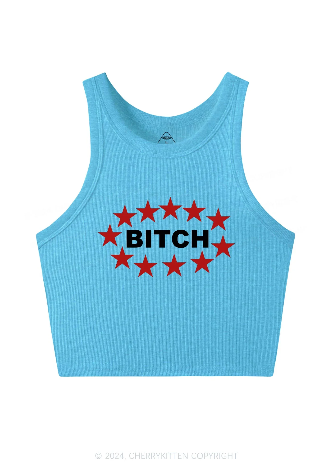 Bxxch Stars Y2K Crop Tank Top Cherrykitten - Image 5