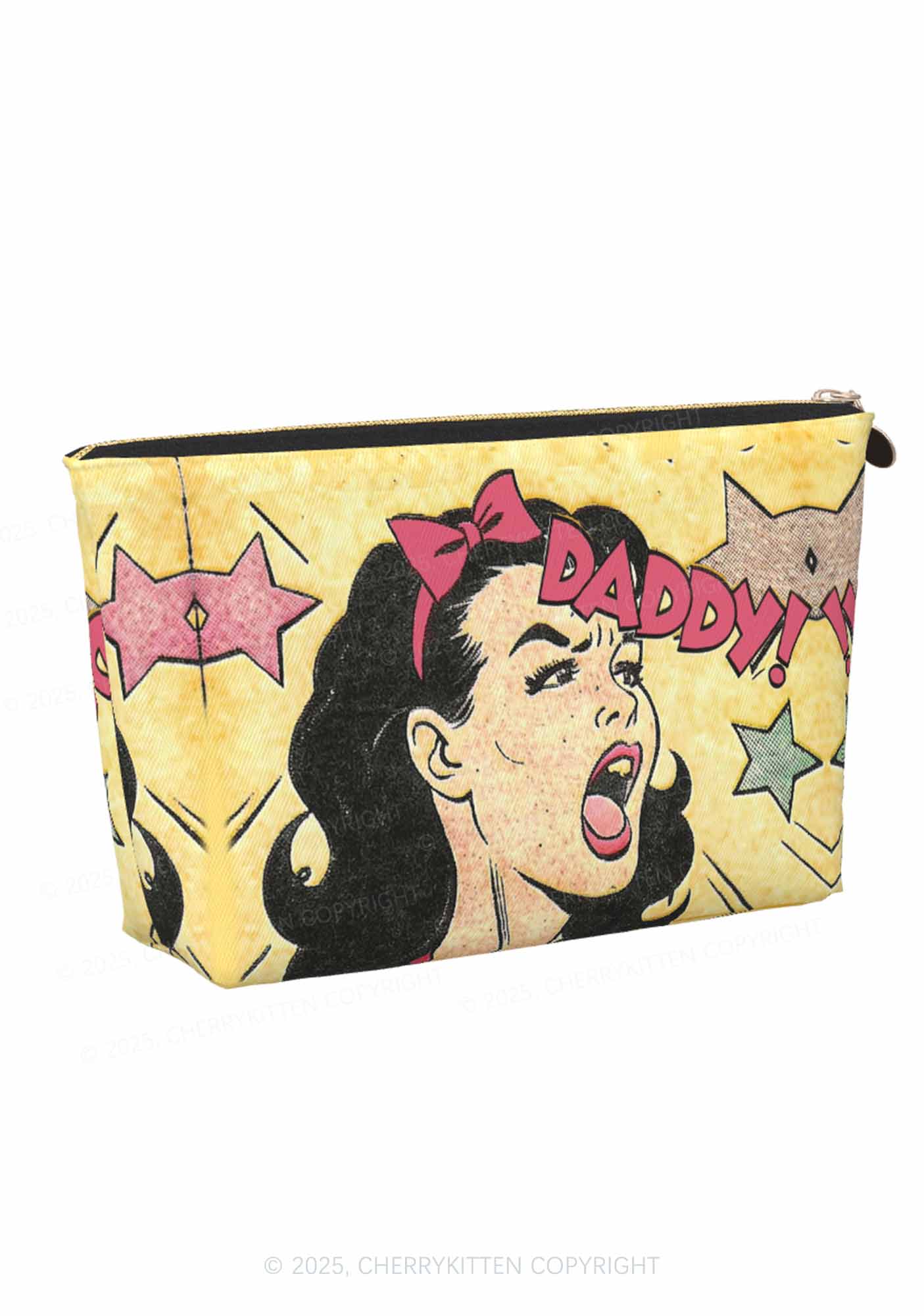 Call Daddy Y2K Leather Makeup Bag Cherrykitten - Image 3