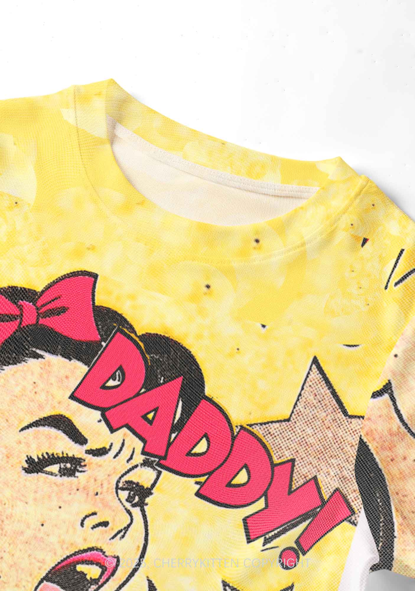 Call Daddy Y2K Mesh Crop Top Cherrykitten - Image 4