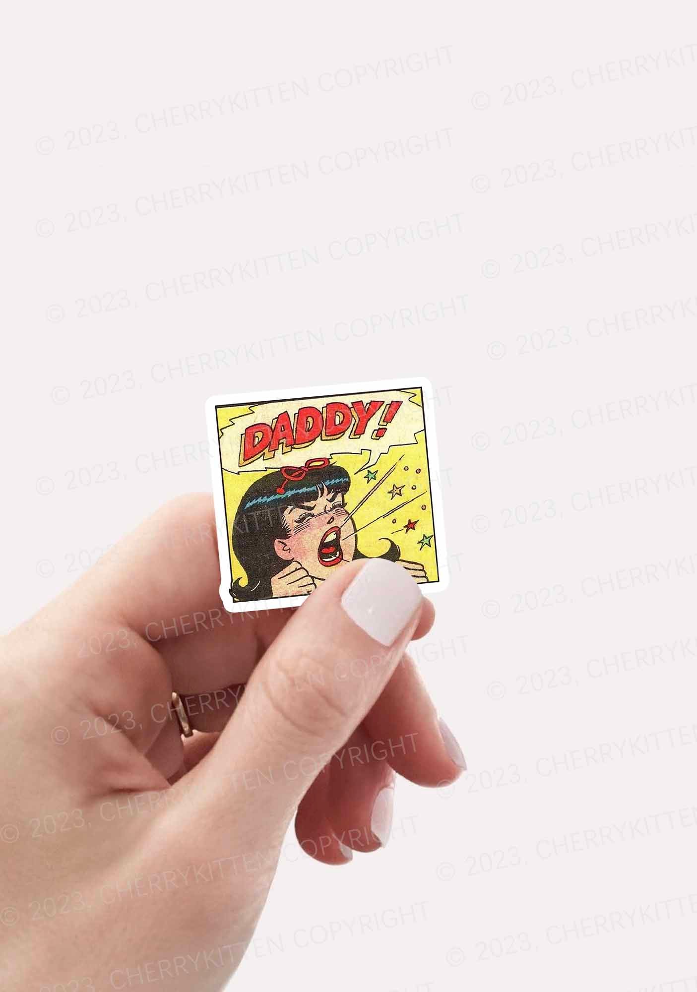 Call For Daddy 1Pc Y2K Sticker Cherrykitten - Image 2