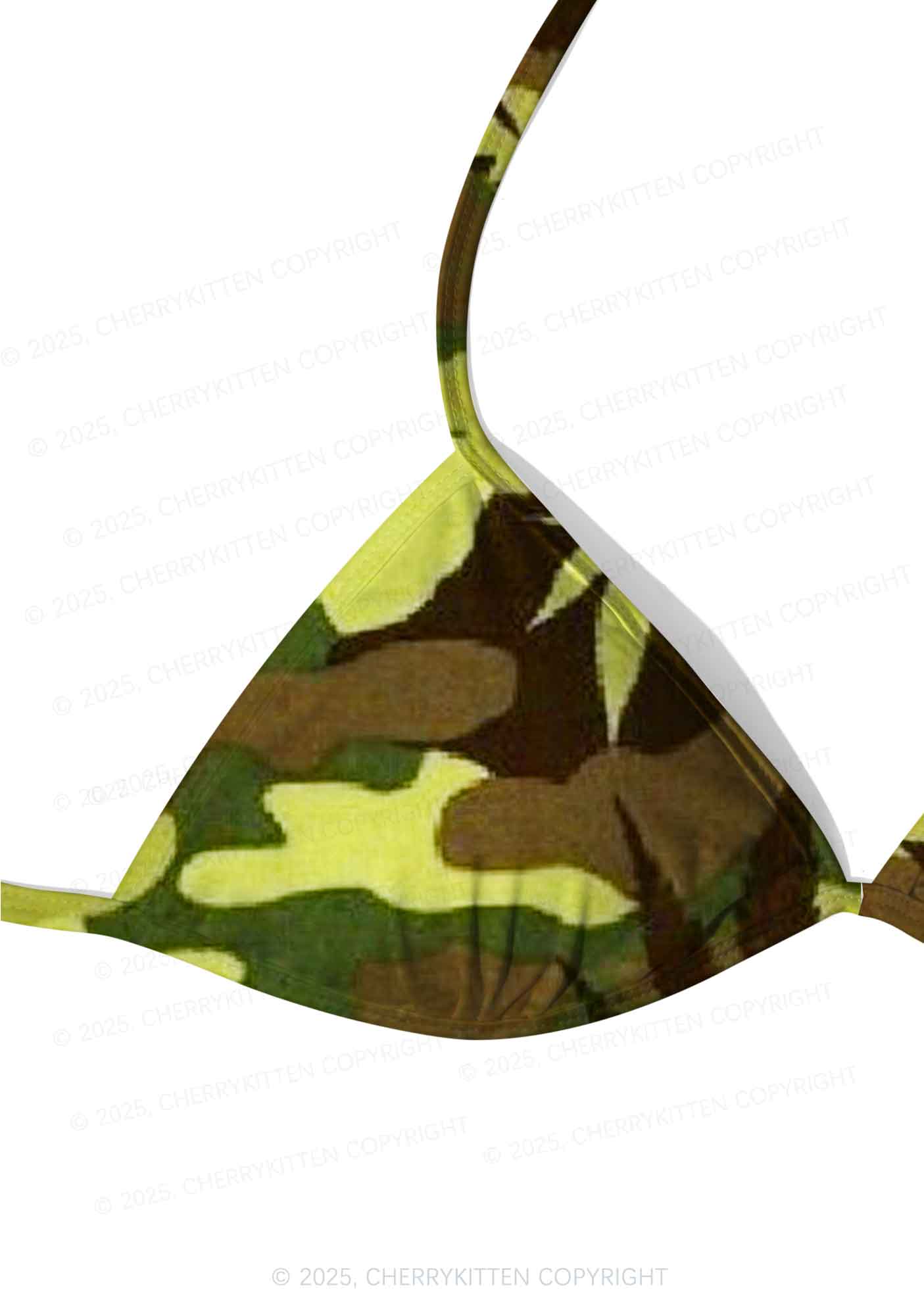 Camouflage Leaf Y2K Print Bikini Set Cherrykitten - Image 4