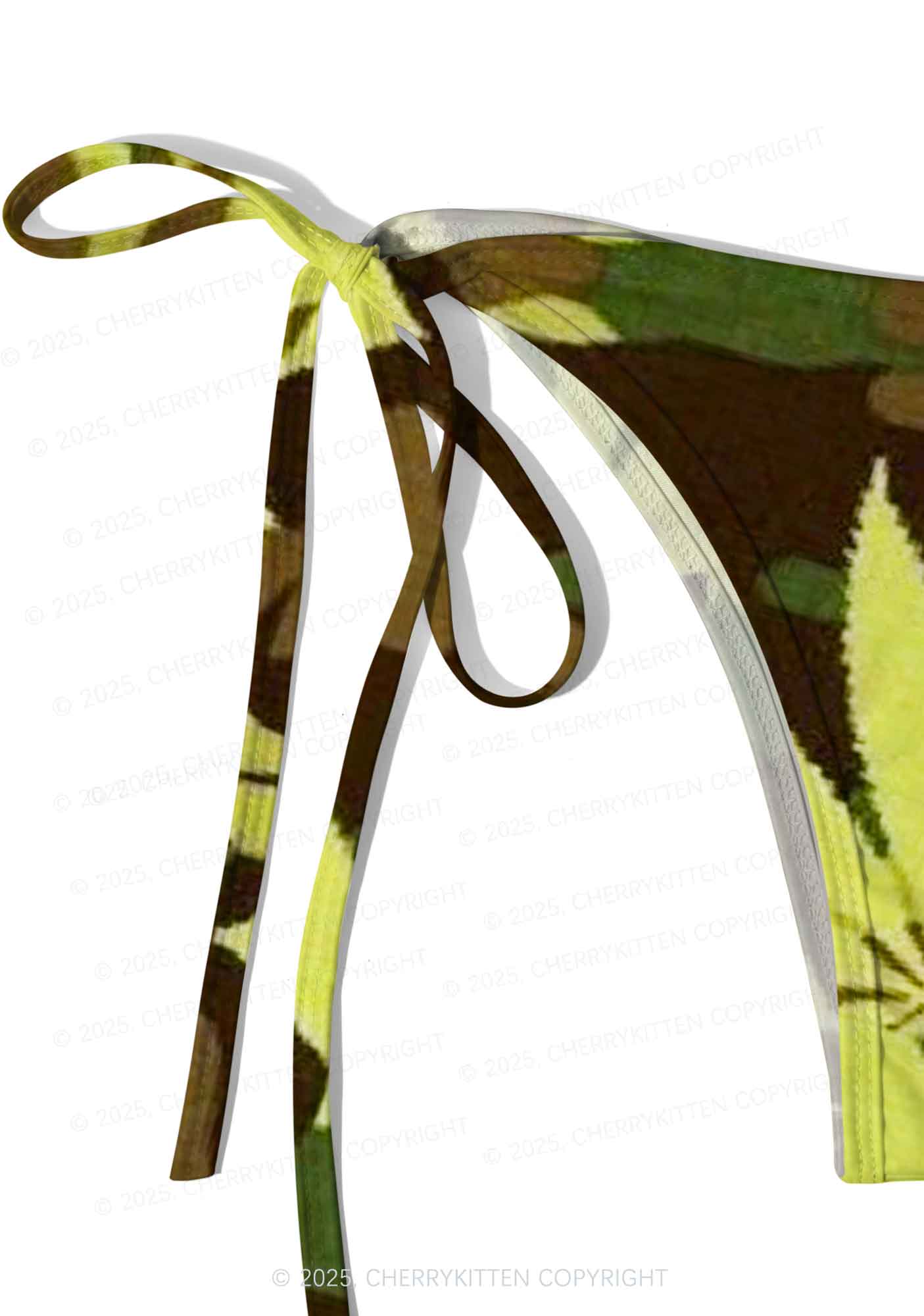 Camouflage Leaf Y2K Print Bikini Set Cherrykitten - Image 5