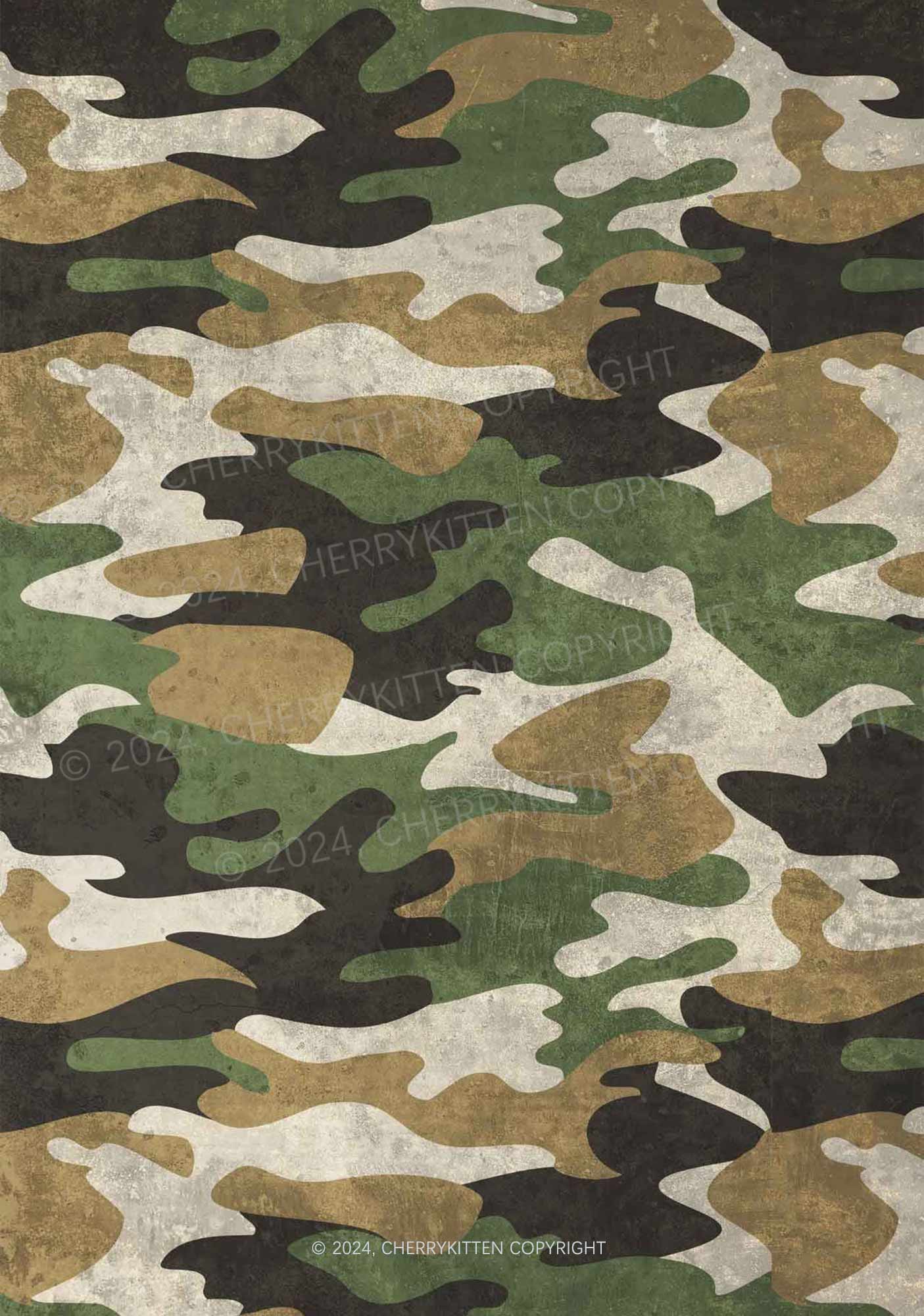 Camouflage Pattern Y2K Print Bikini Set Cherrykitten - Image 2