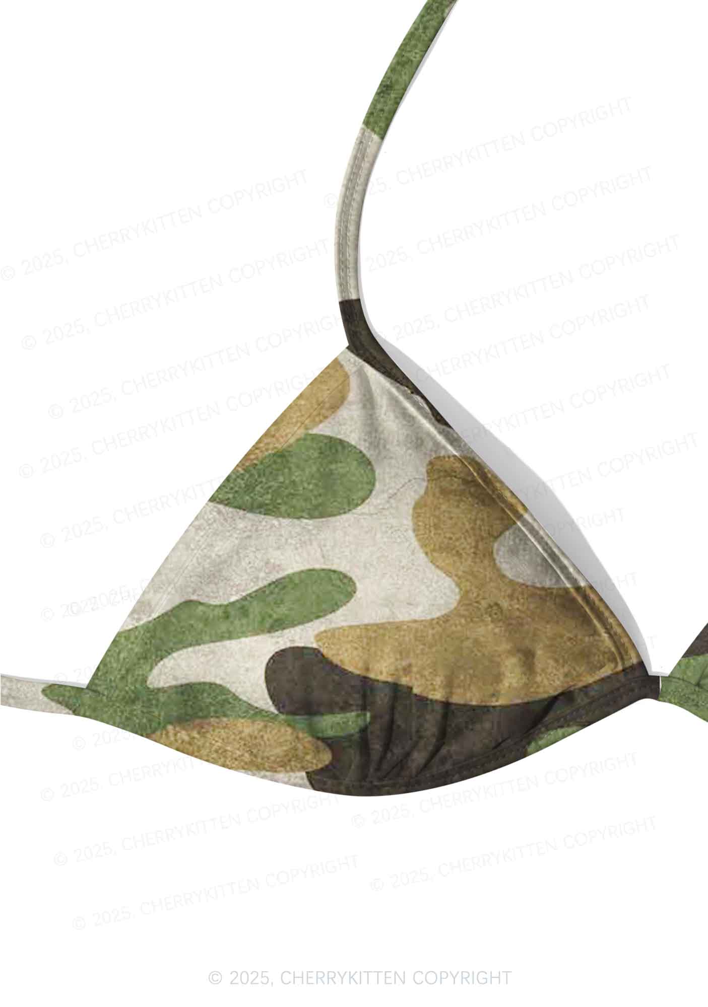 Camouflage Pattern Y2K Print Bikini Set Cherrykitten - Image 4