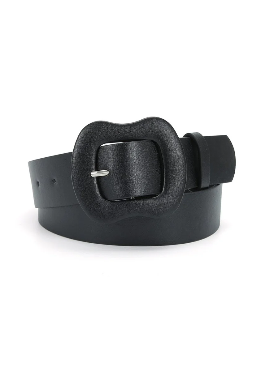 Candy Color Wide Buckle Belt - Image 5