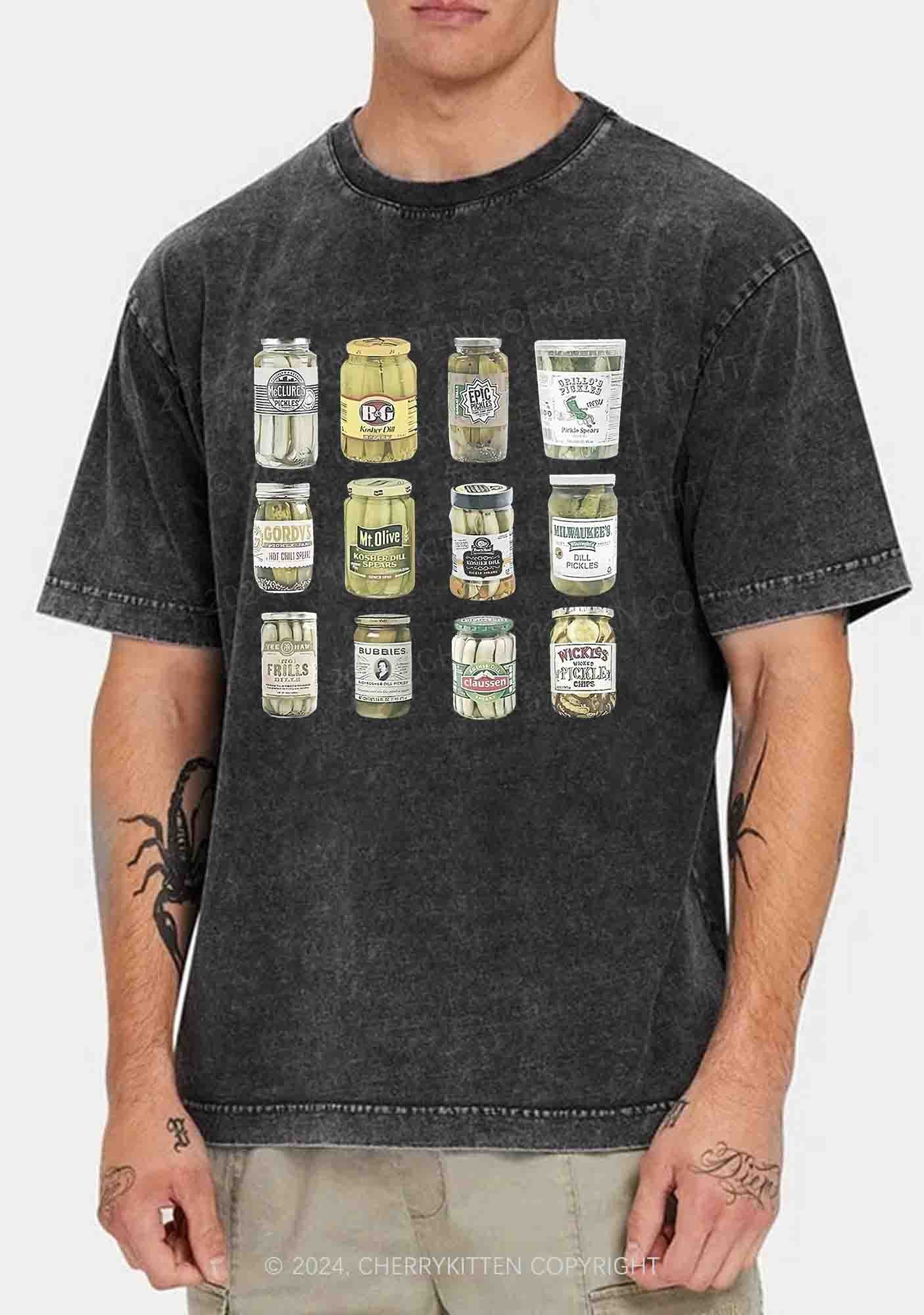 Canned Pickles Y2K Washed Tee Cherrykitten - Image 2