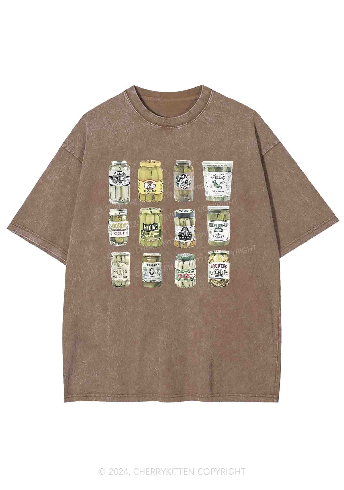 Canned Pickles Y2K Washed Tee Cherrykitten - Image 7