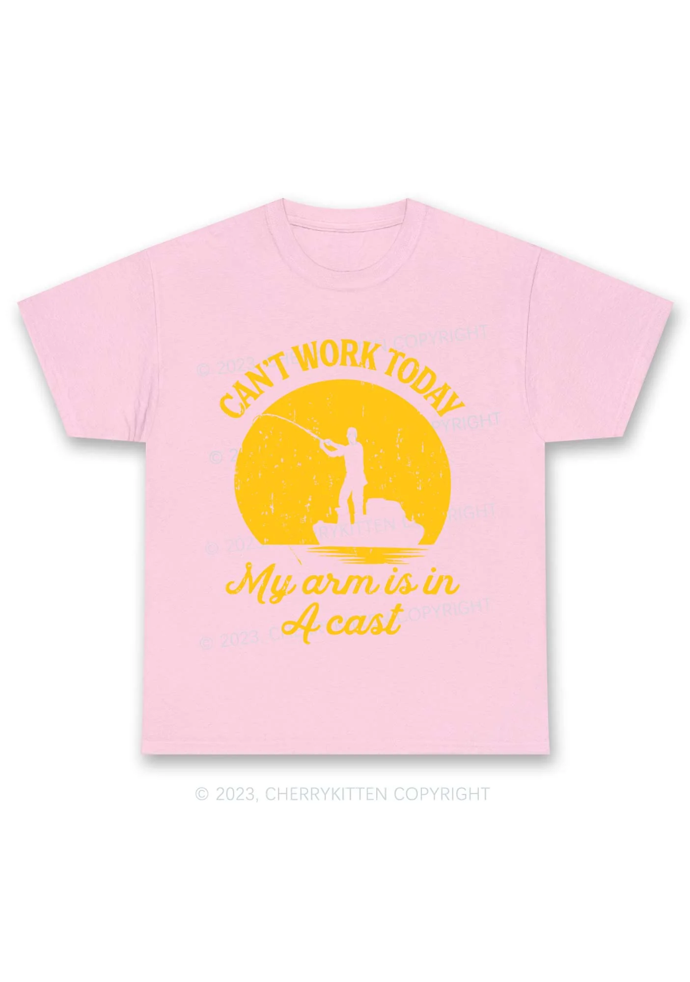Can't Work Today My Arm Is In A Cast Chunky Shirt Cherrykitten - Image 5