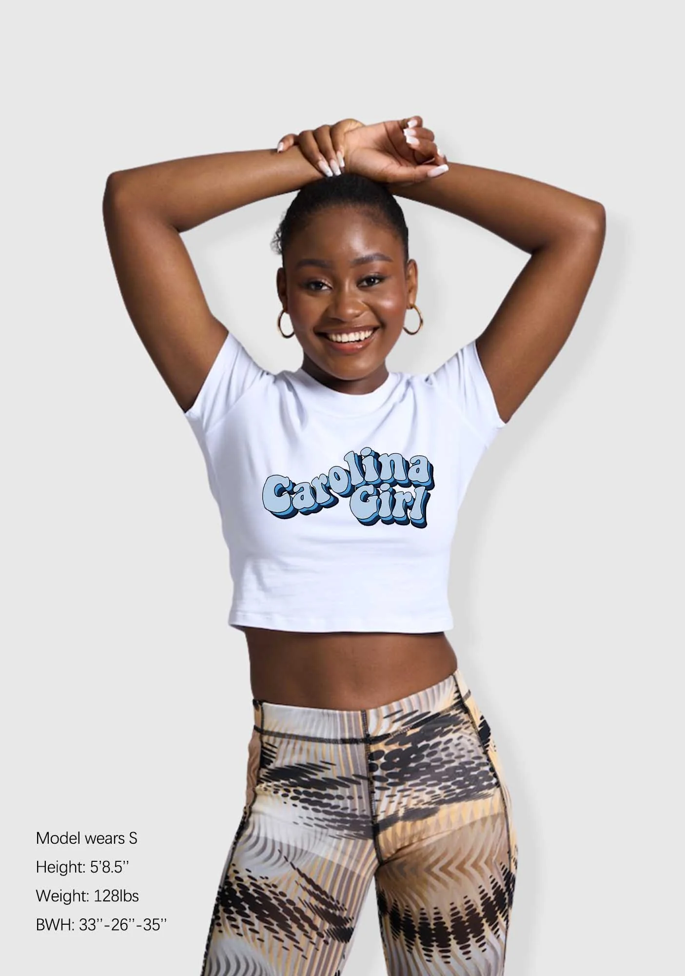 Carolina Girl Y2K Baby Tee - Image 2