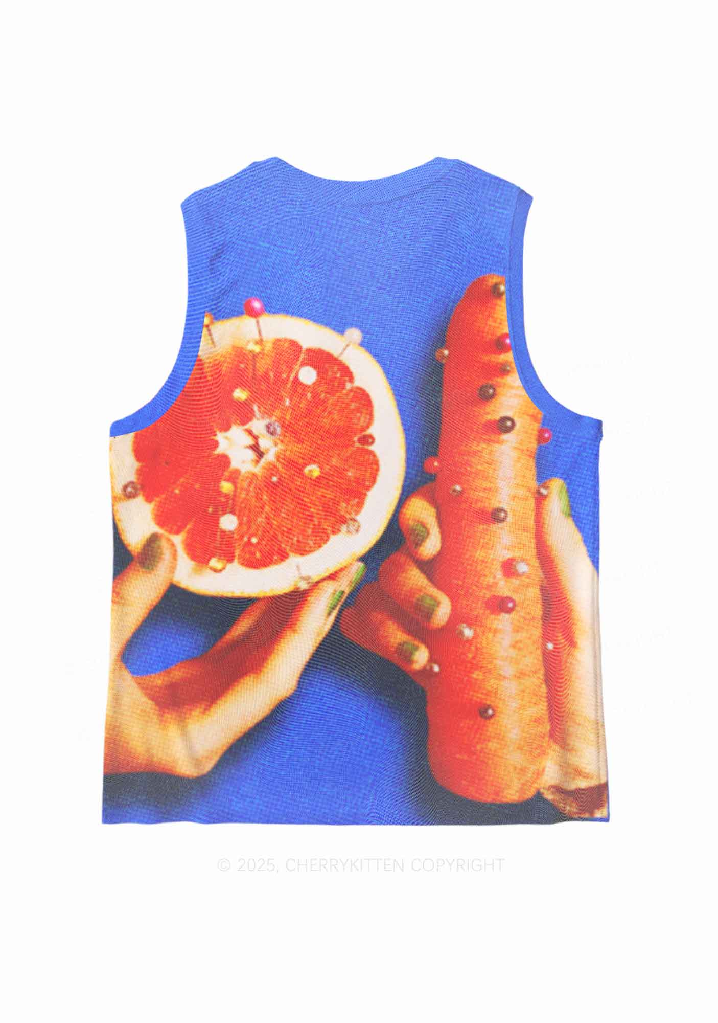 Carrots and Grapefruit Pride Y2K Mesh Muscle Tank Cherrykitten - Image 4