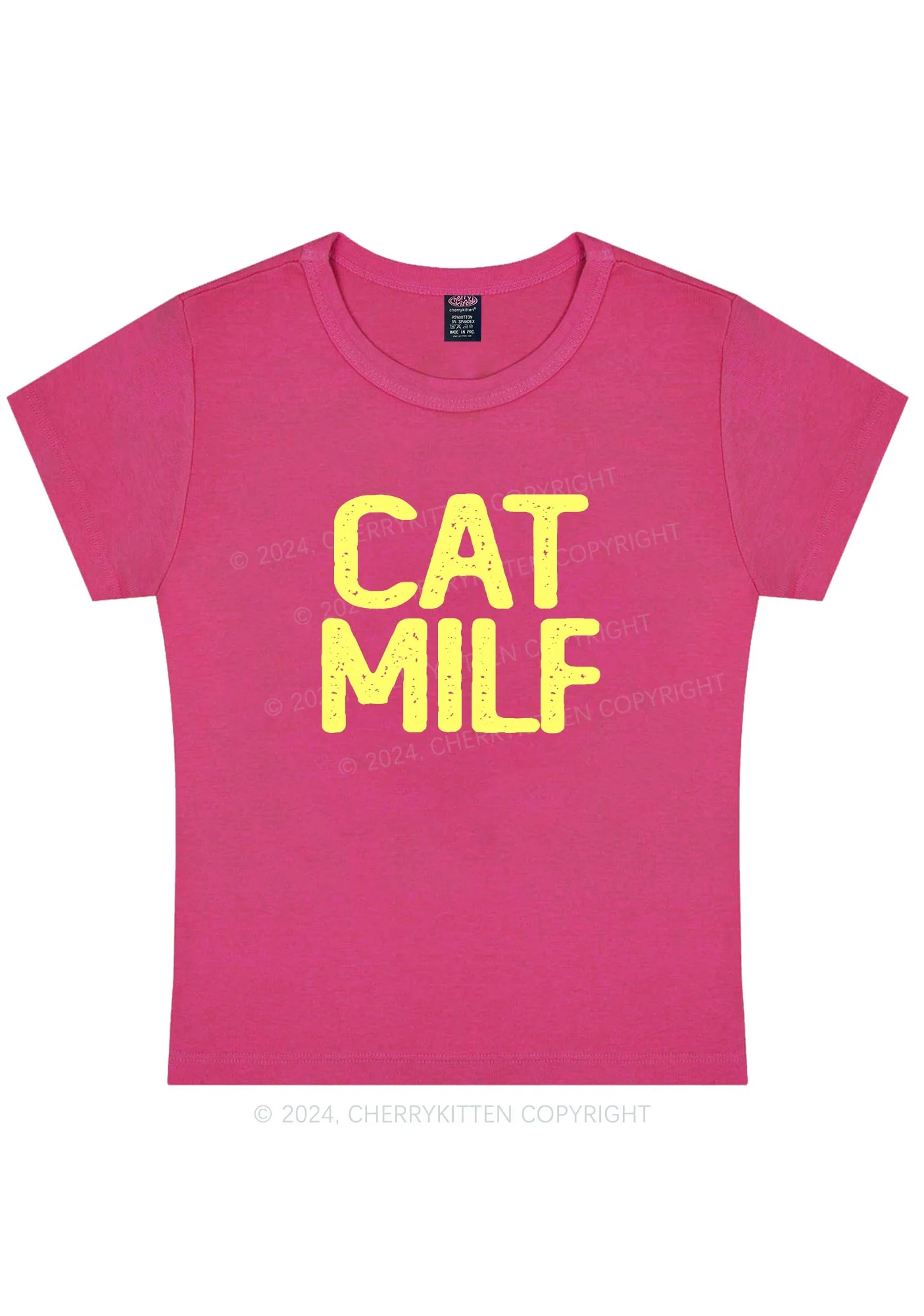 Cat Mxxf Y2K Baby Tee Cherrykitten - Image 7