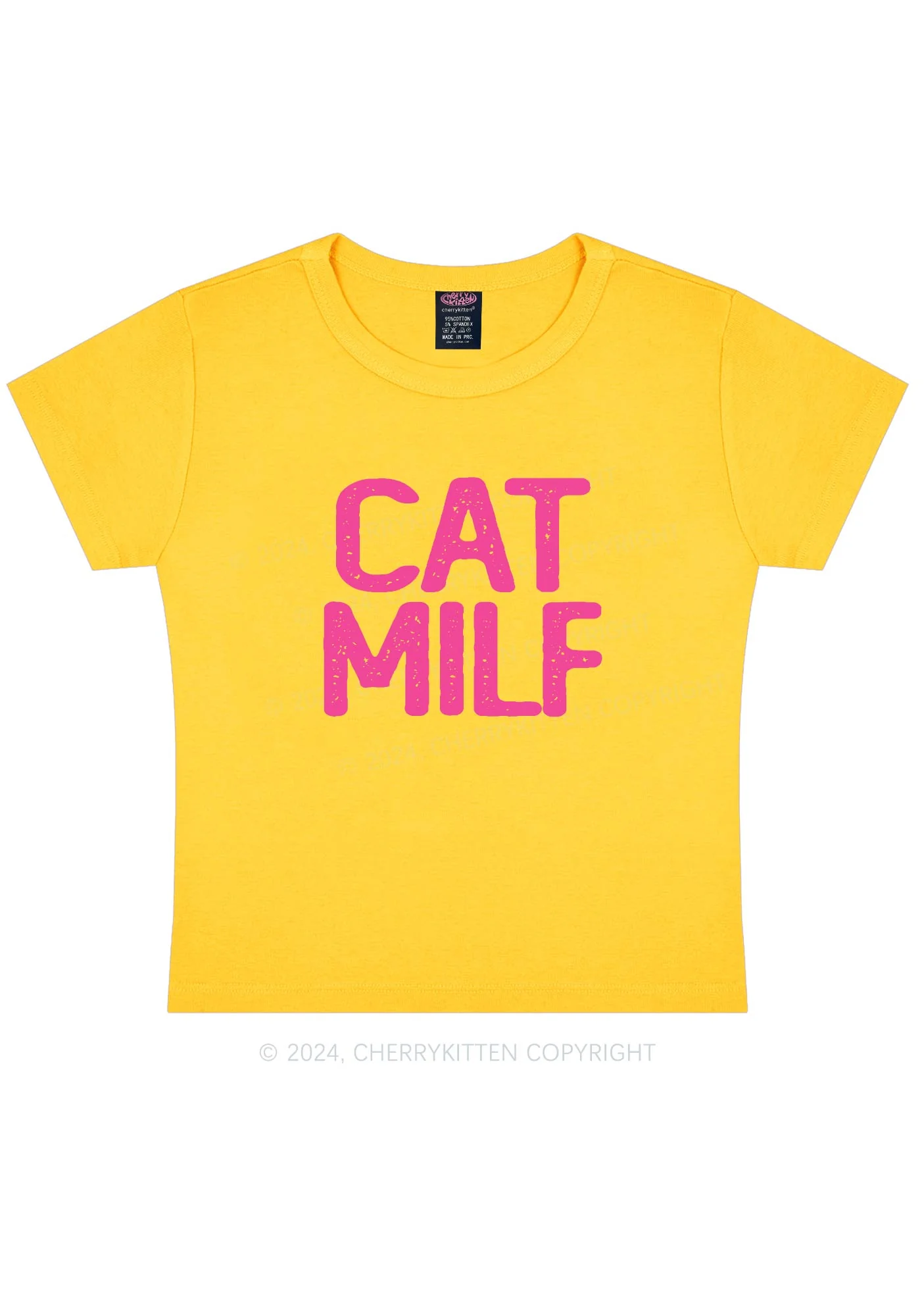 Cat Mxxf Y2K Baby Tee Cherrykitten - Image 8