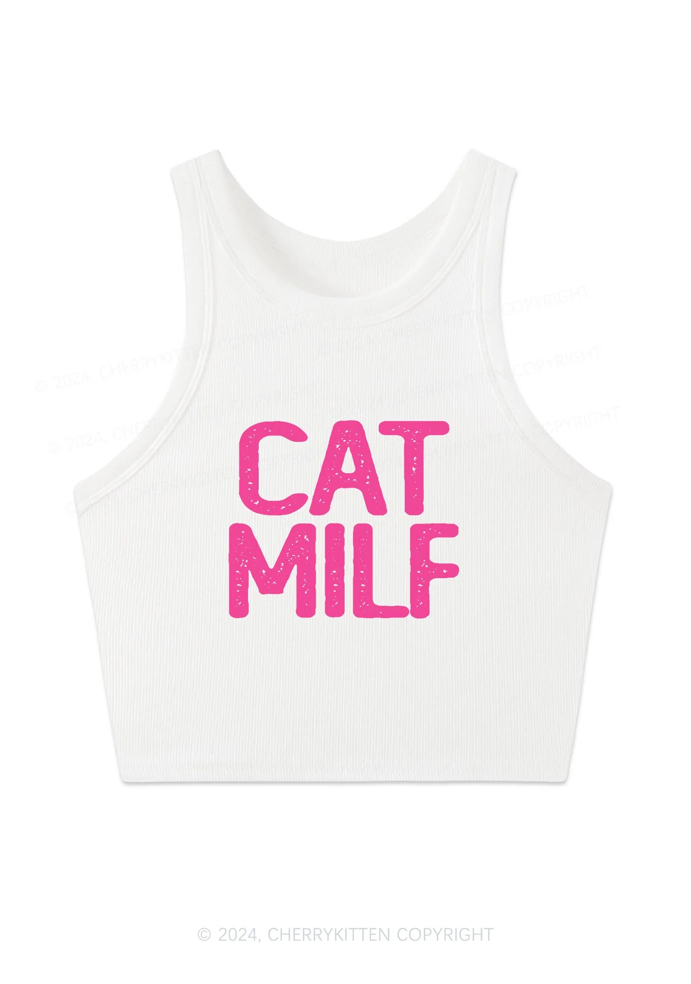 Cat Mxxf Y2K Crop Tank Top Cherrykitten - Image 3