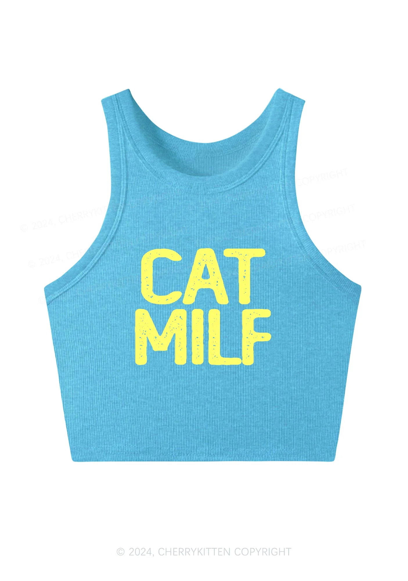 Cat Mxxf Y2K Crop Tank Top Cherrykitten - Image 4