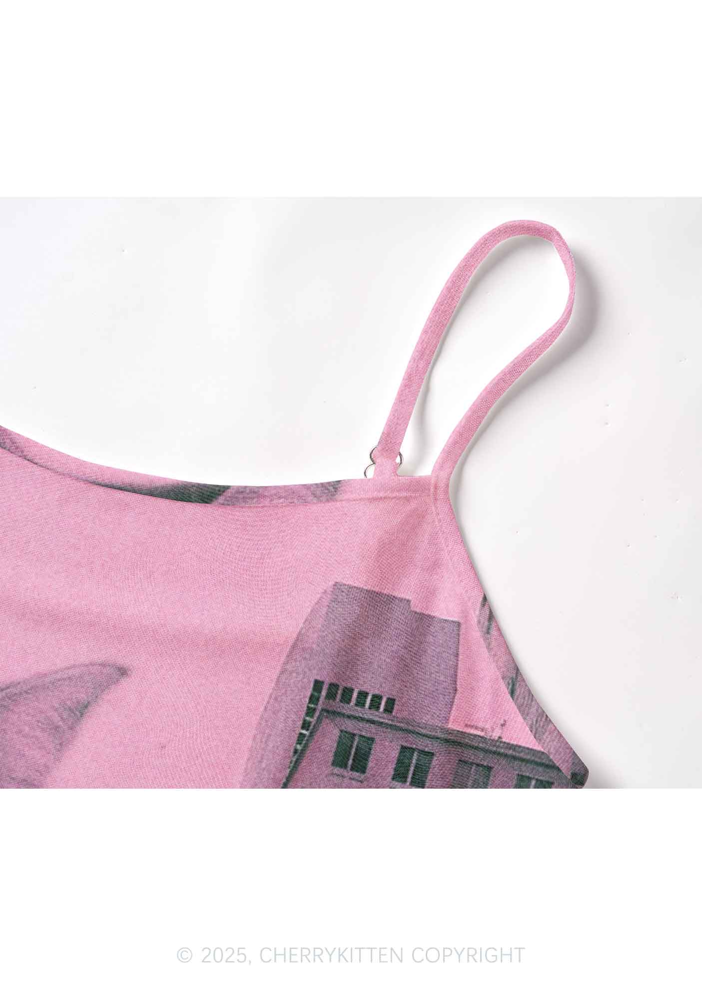 Cat Road Y2K Mesh Cami Tank Cherrykitten - Image 3