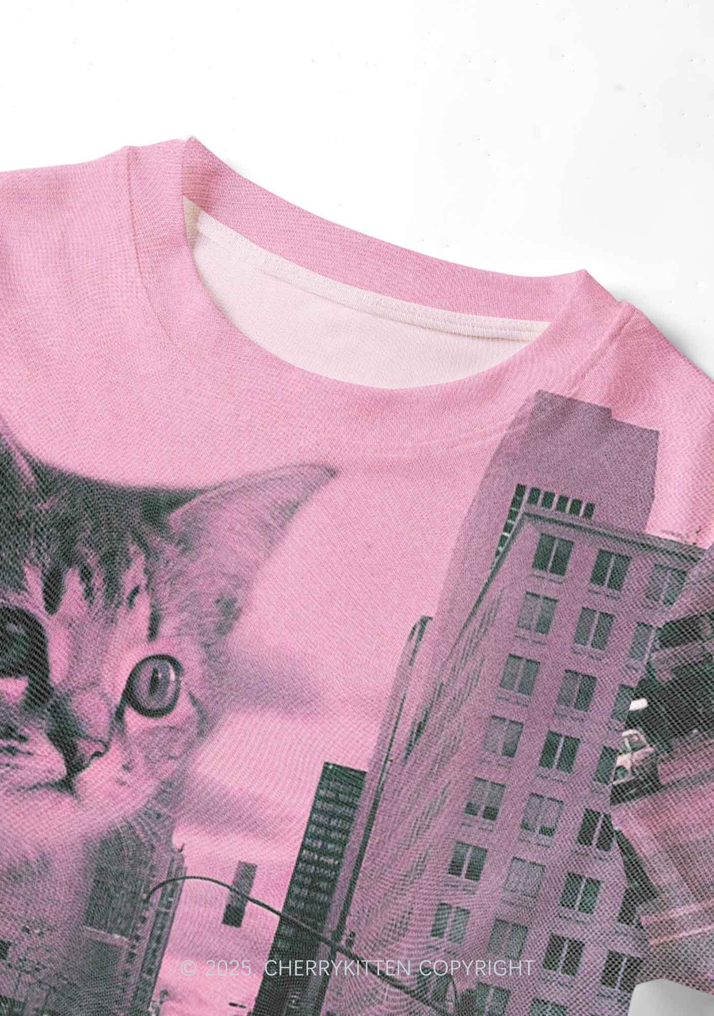 Cat Road Y2K Mesh Crop Top Cherrykitten - Image 4