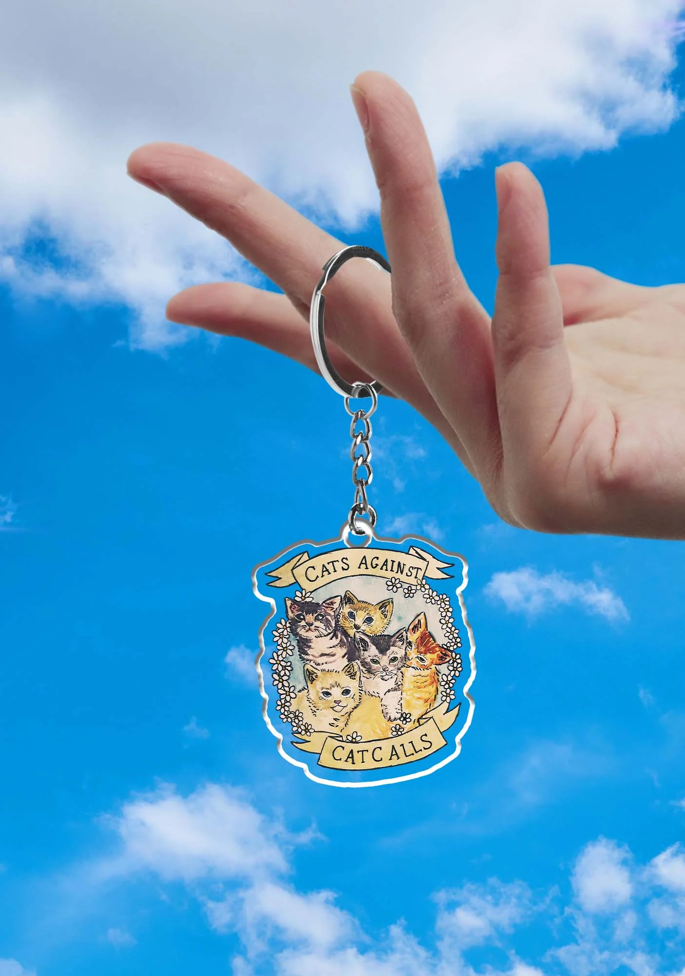 Cats Against 1Pc Y2K Keychain Cherrykitten - Image 2