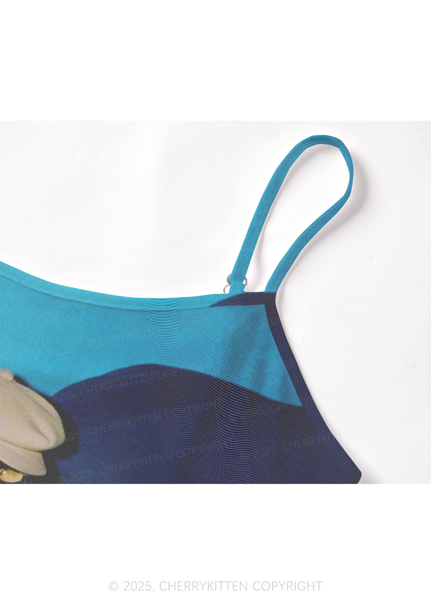 Cats Coffee Break Y2K Mesh Cami Tank Cherrykitten - Image 5