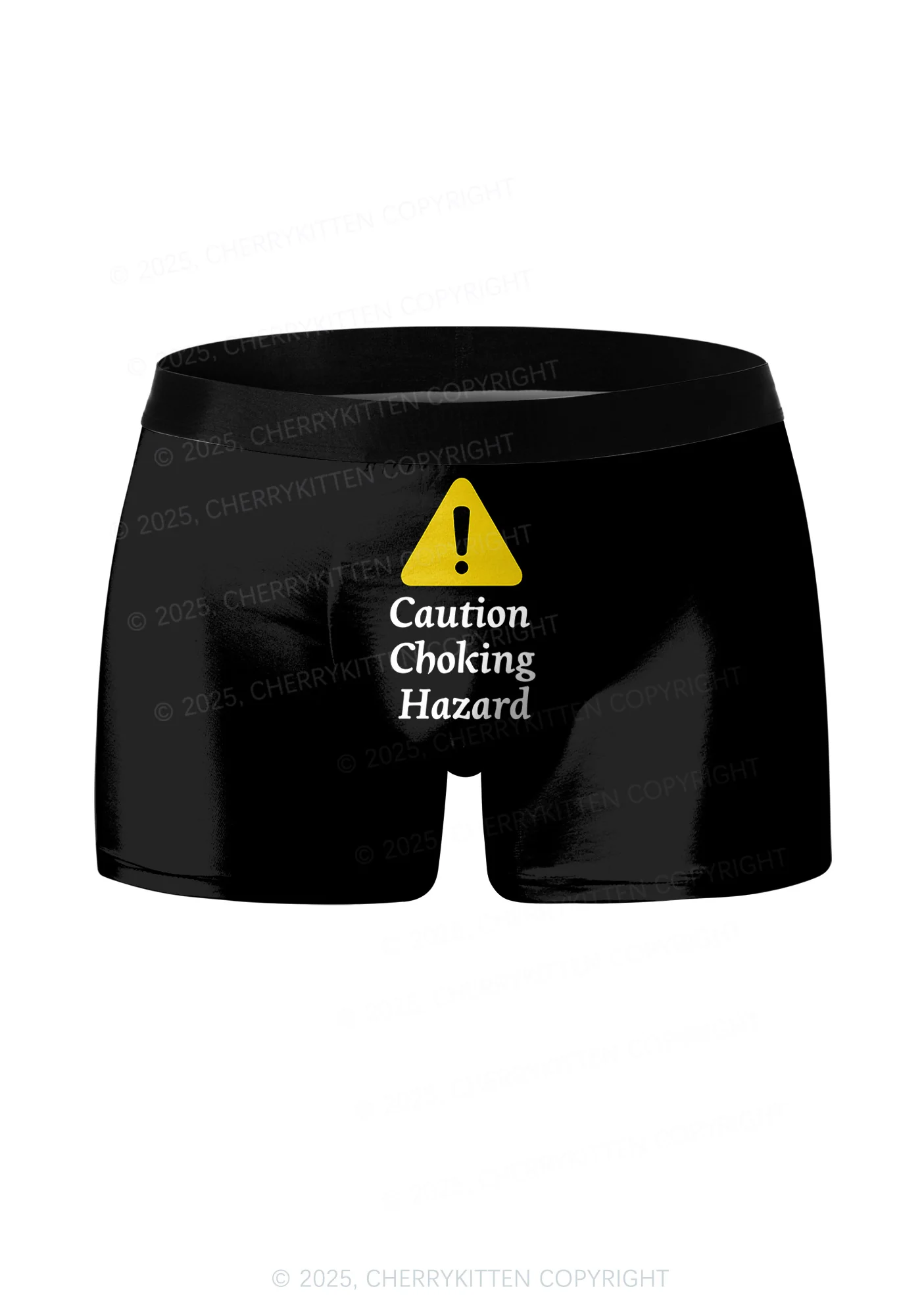 Caution Slippery When Wet Valentine's Day Y2K Print Couples Boxer Thong Set Cherrykitten - Image 4