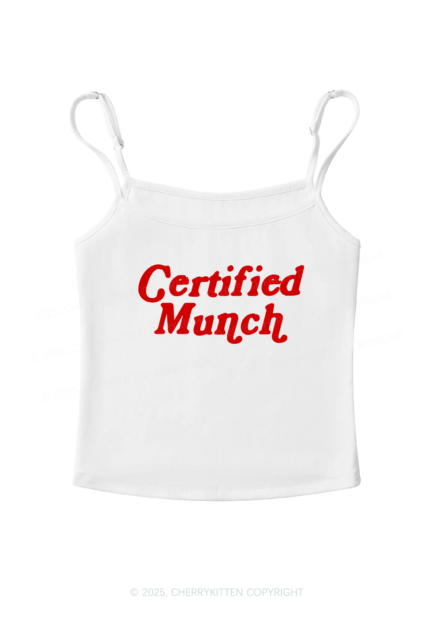 Certified Munch Y2K Spaghetti Strap Cami Cherrykitten - Image 3