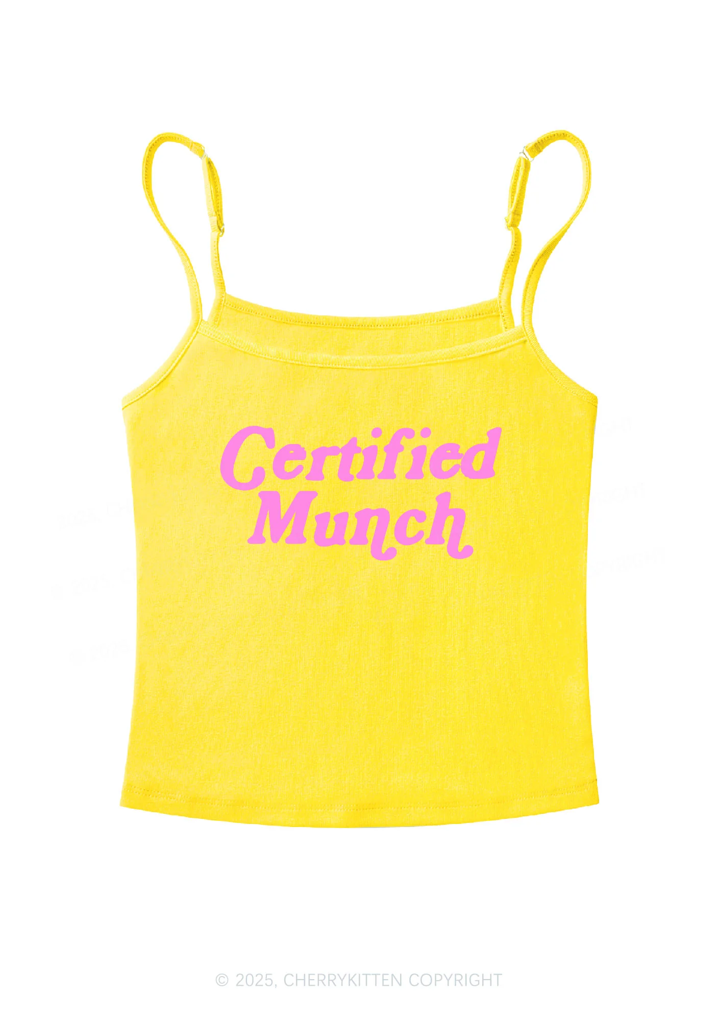 Certified Munch Y2K Spaghetti Strap Cami Cherrykitten - Image 4