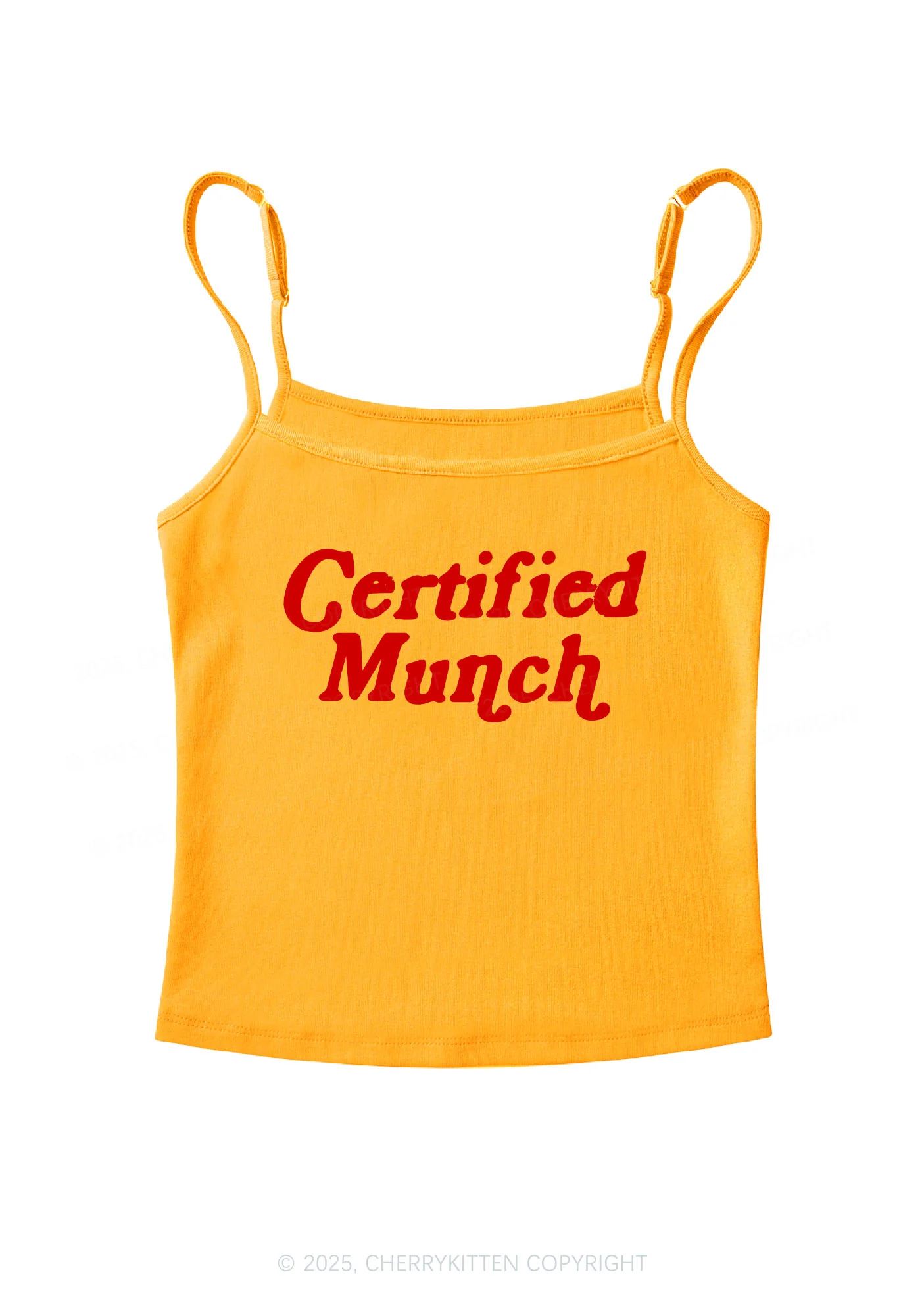 Certified Munch Y2K Spaghetti Strap Cami Cherrykitten - Image 6