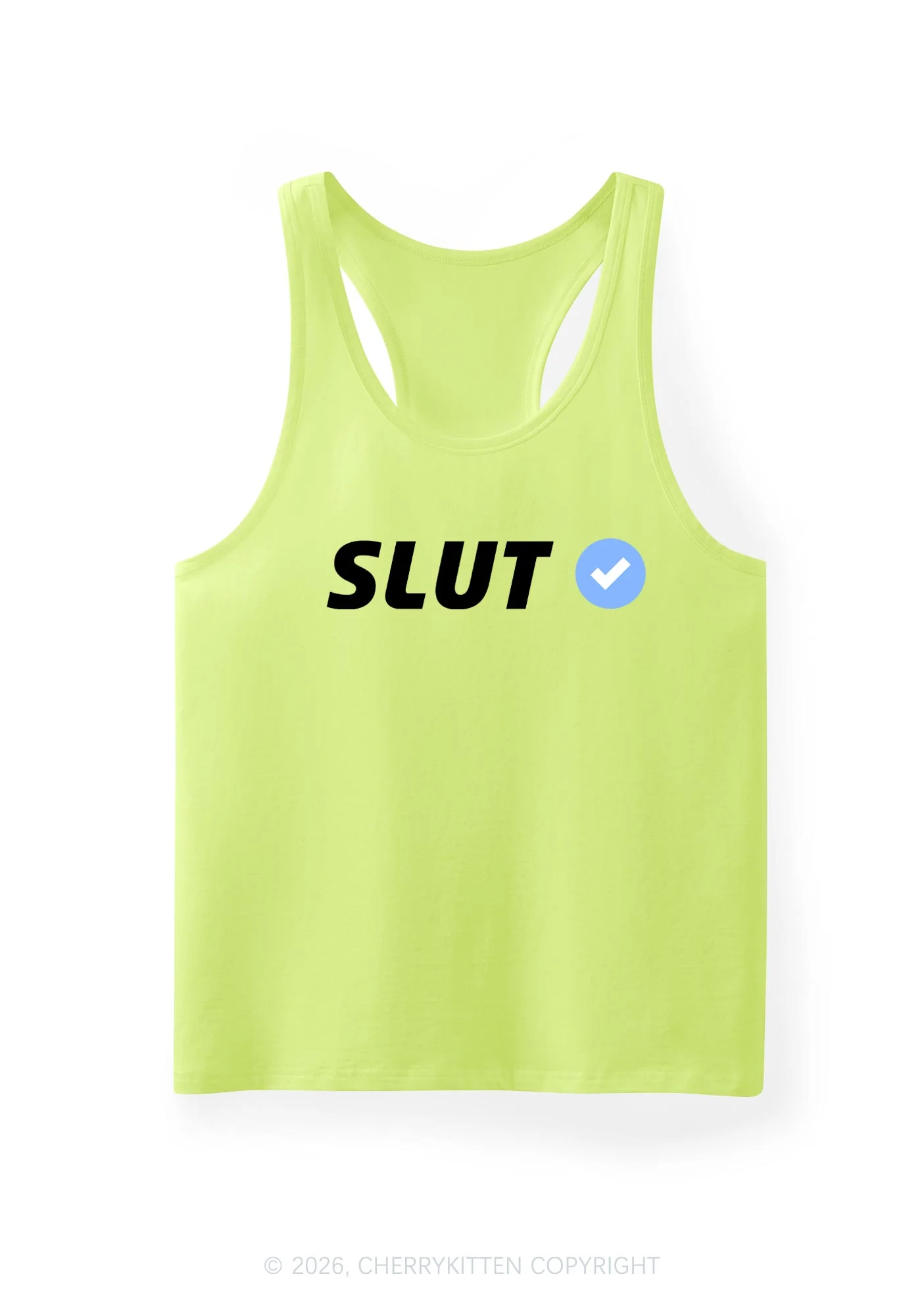 Certified Slxt Y2K Men Racerback Tank Top Cherrykitten - Image 10