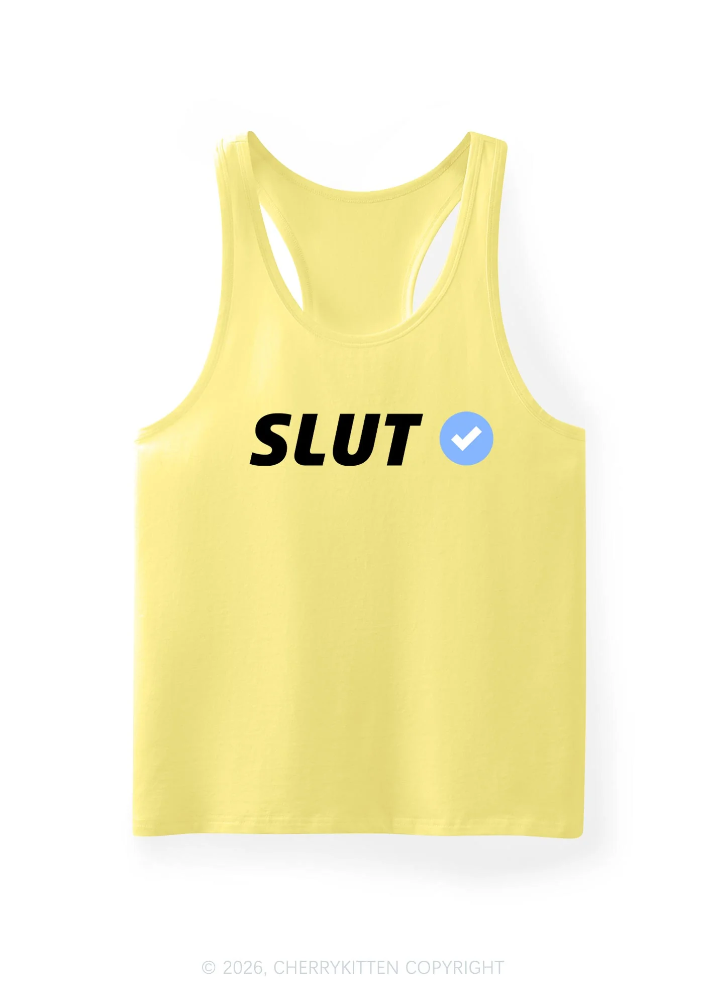 Certified Slxt Y2K Men Racerback Tank Top Cherrykitten - Image 8