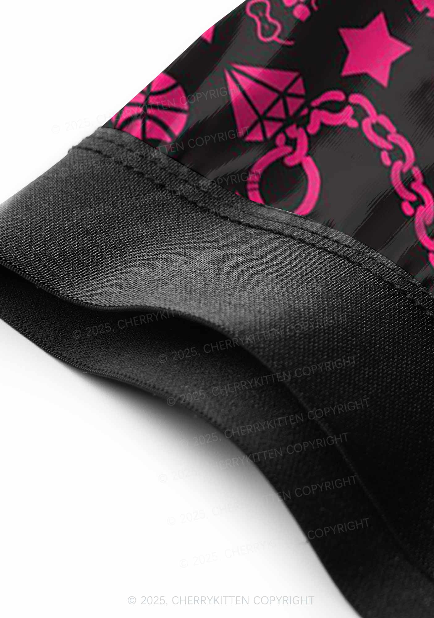 Chains And Bats Valentine's Day Y2K Print Couples Boxer Briefs Set Cherrykitten - Image 4
