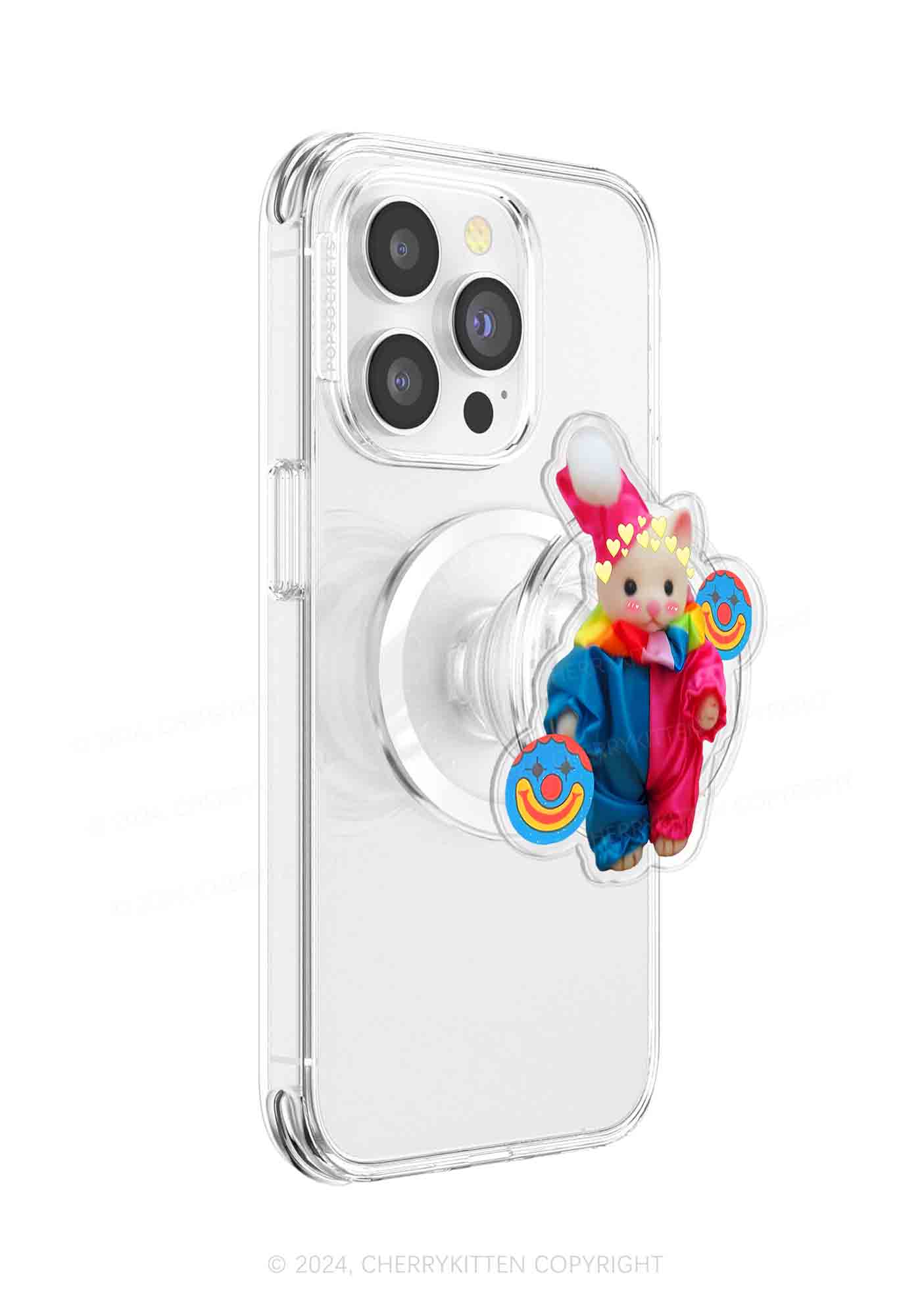 Chat Clown Y2K Magnetic Phone Grip Holder Cherrykitten - Image 3
