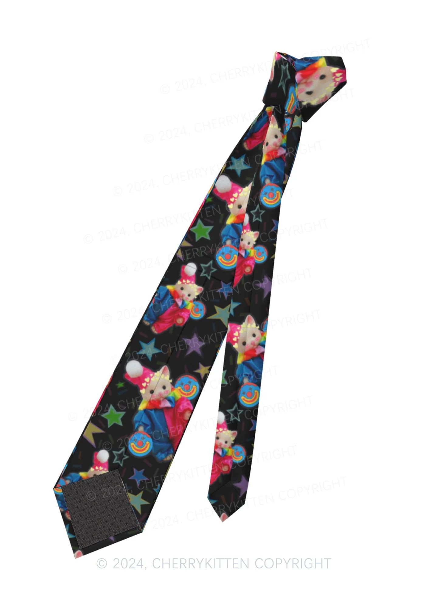 Chat Clown Y2K Necktie Cherrykitten - Image 6