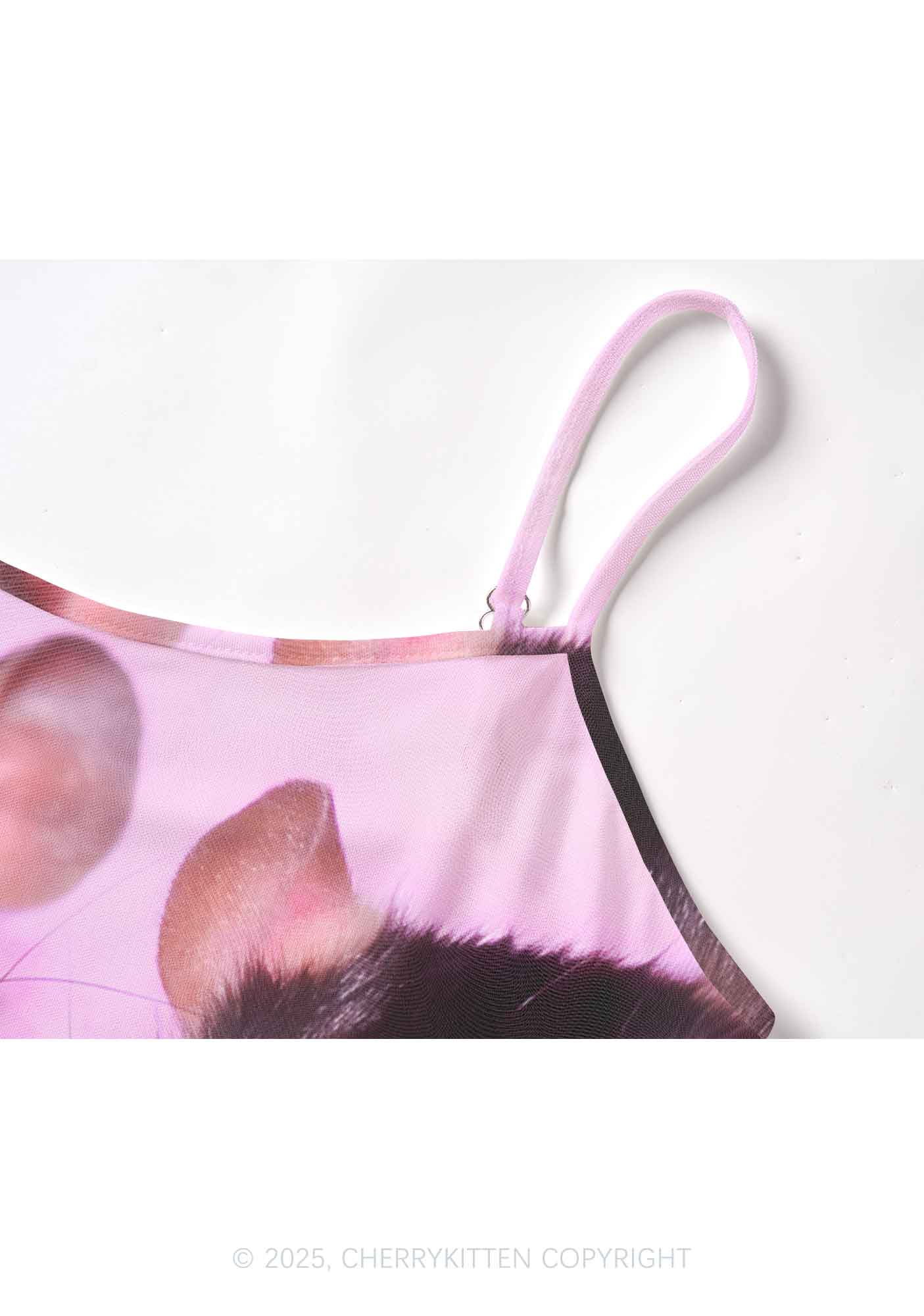 Cheese Rat Y2K Mesh Cami Tank Cherrykitten - Image 4