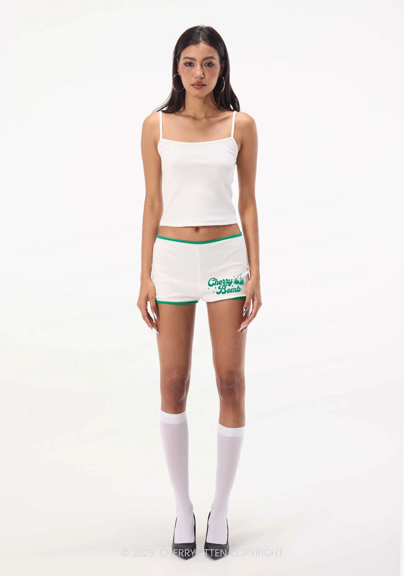 Cherry Bomb Y2K Booty Shorts Cherrykitten - Image 2