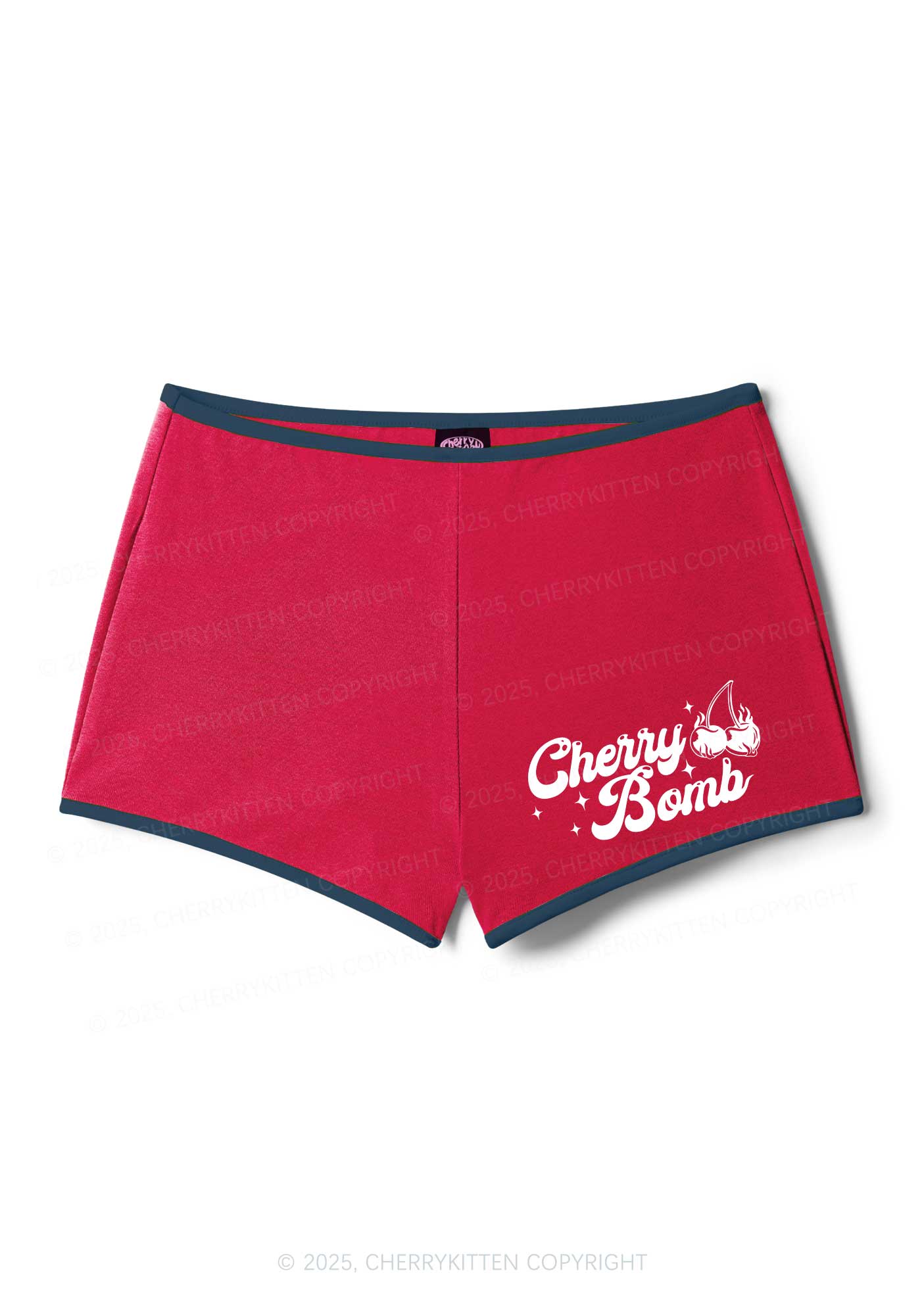 Cherry Bomb Y2K Booty Shorts Cherrykitten - Image 4