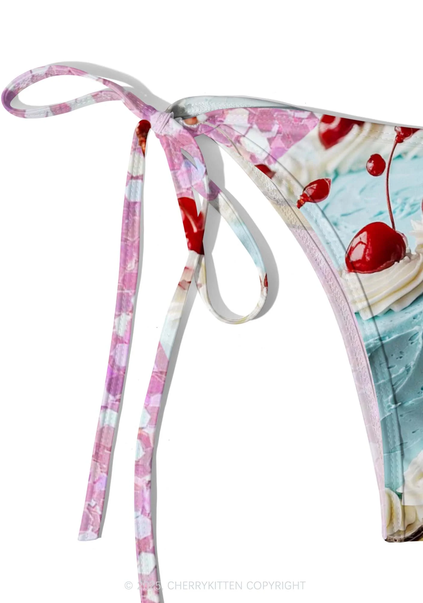 Cherry Cake Y2K Print Bikini Set Cherrykitten - Image 6