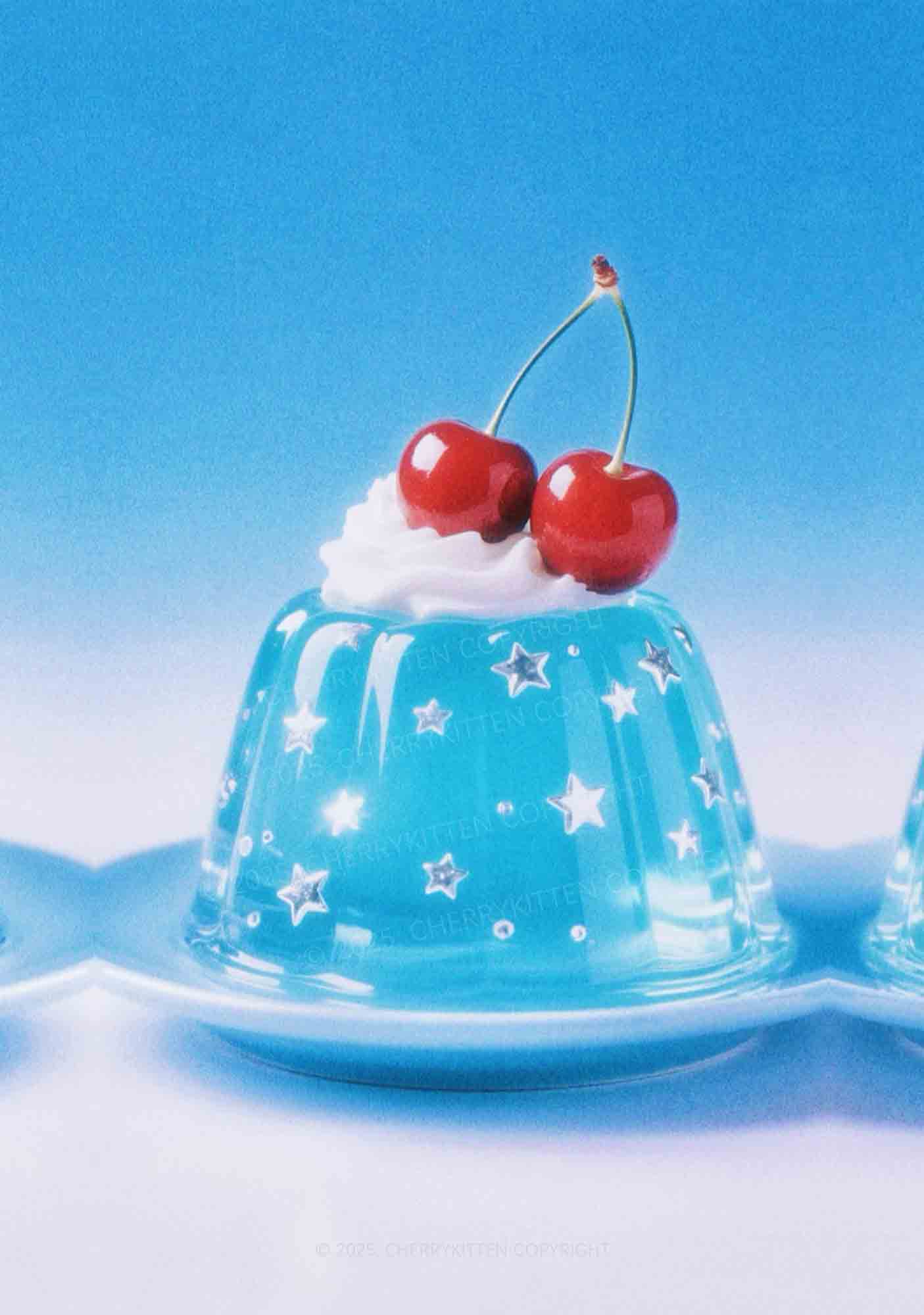 Cherry Jelly Y2K Mesh Long Sleeve Crop Top Cherrykitten - Image 2