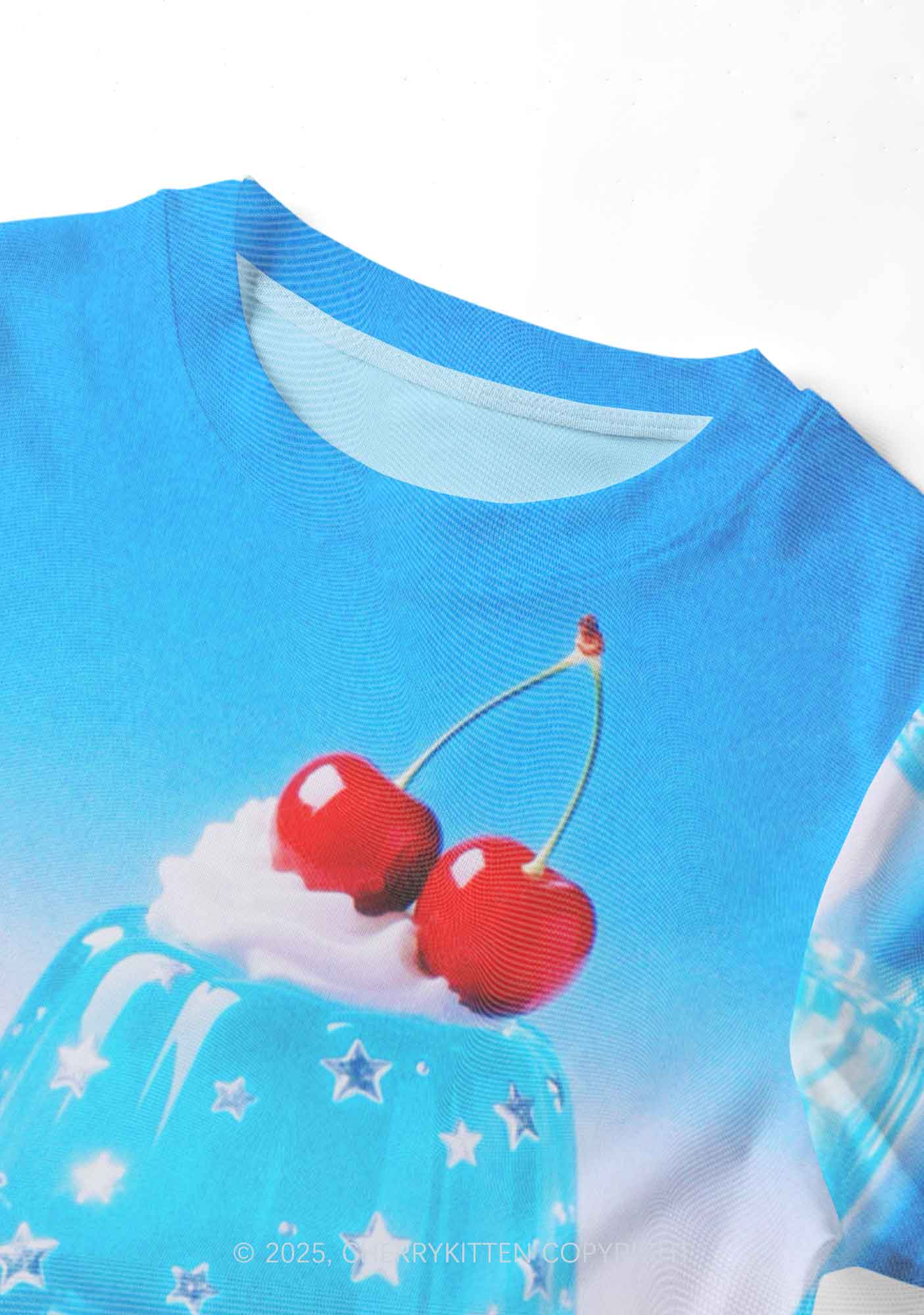 Cherry Jelly Y2K Mesh Crop Top Cherrykitten - Image 3