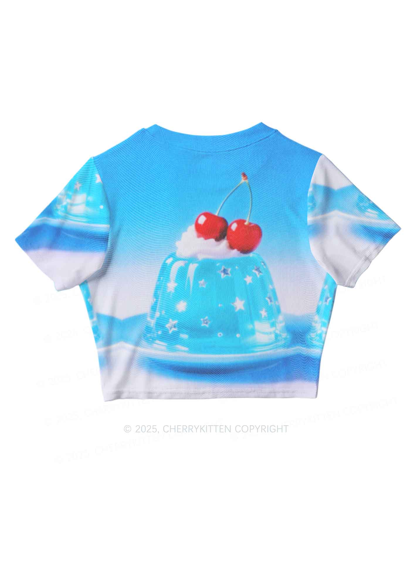 Cherry Jelly Y2K Mesh Crop Top Cherrykitten - Image 5