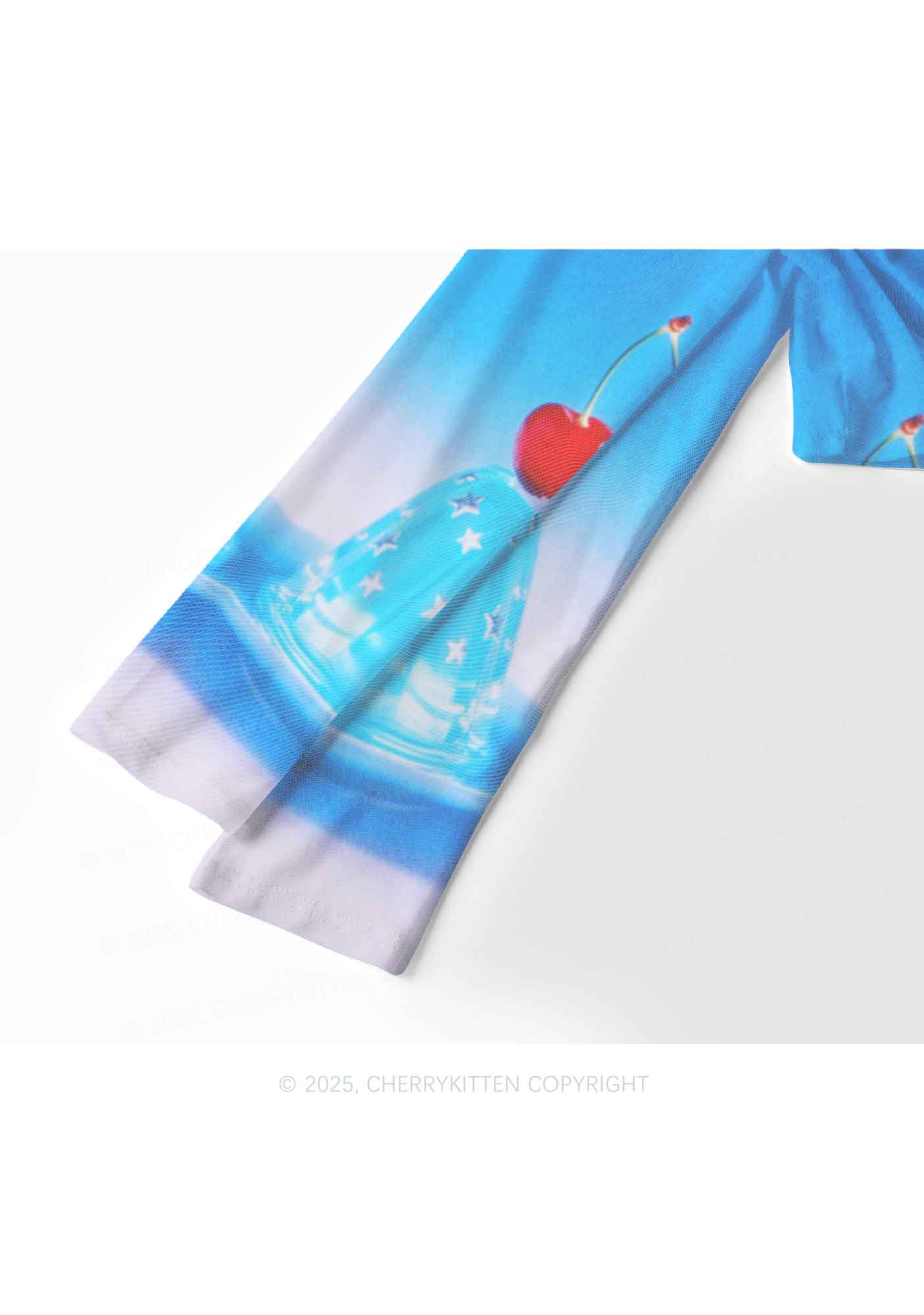 Cherry Jelly Y2K Mesh Long Sleeve Crop Top Cherrykitten - Image 4