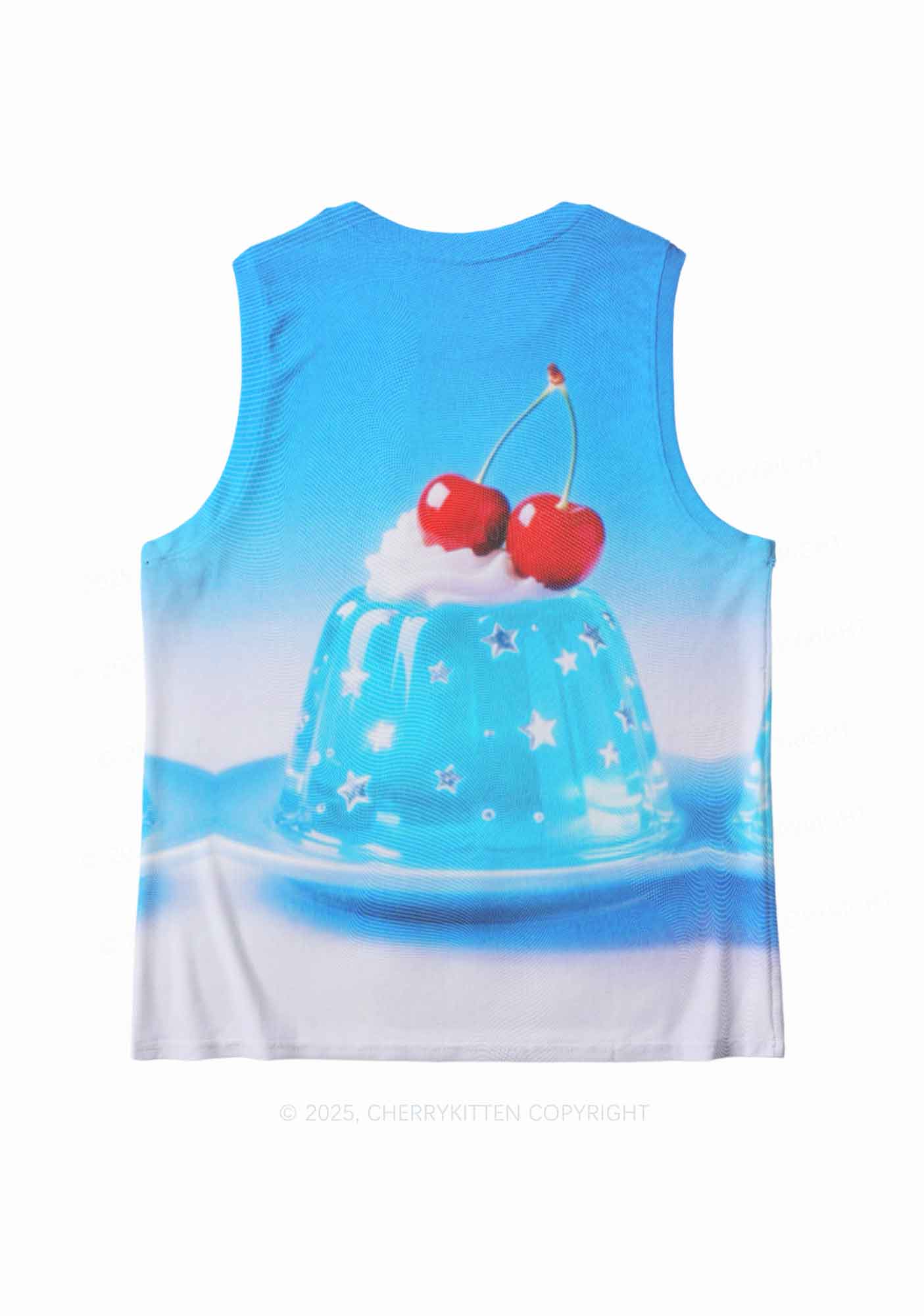 Cherry Jelly Y2K Mesh Muscle Tank Cherrykitten - Image 4