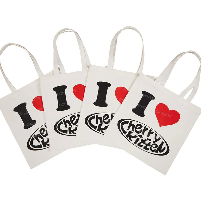 Cherrykitten Eco-friendly Y2K Canvas Tote Bag - Image 3