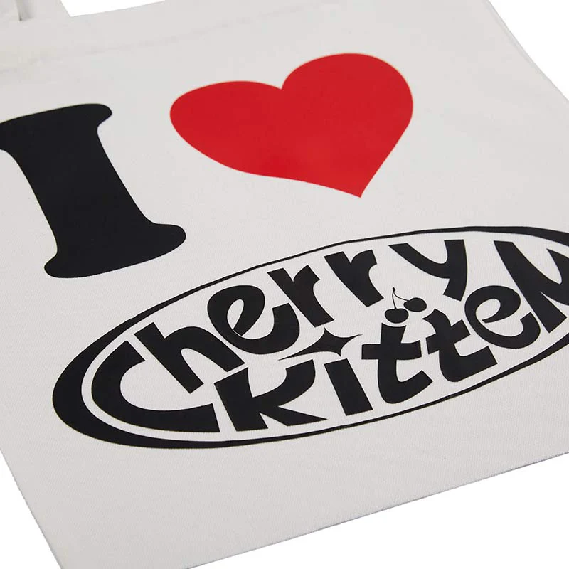 Cherrykitten Eco-friendly Y2K Canvas Tote Bag - Image 4