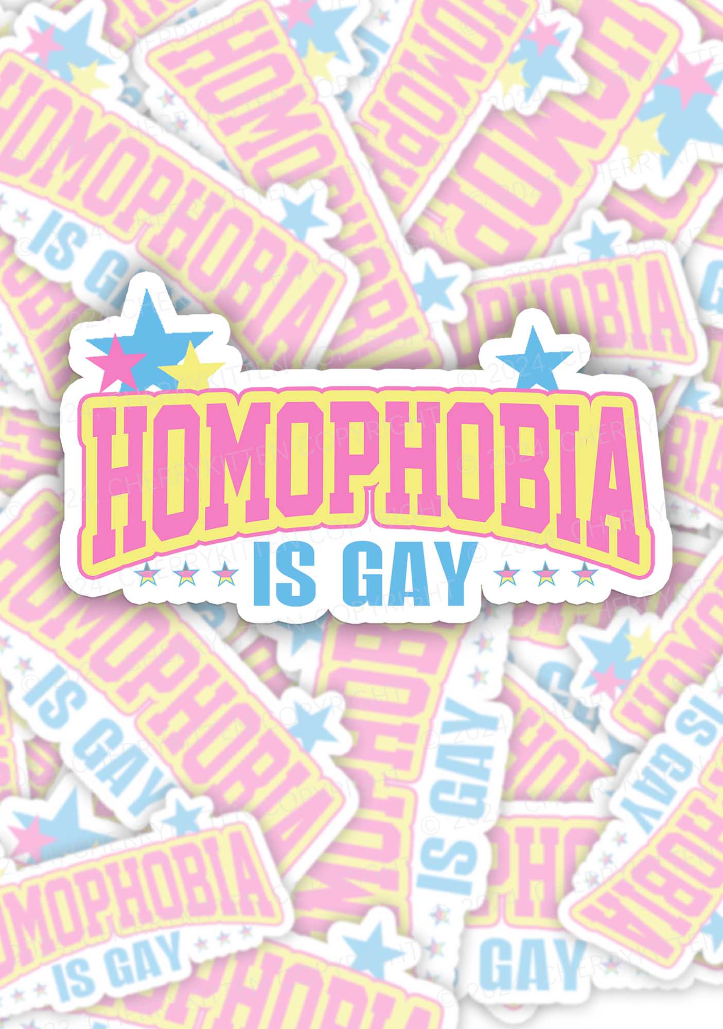 Cherrykitten Gay Art Y2K Stickers Pack Of 11 - Image 3