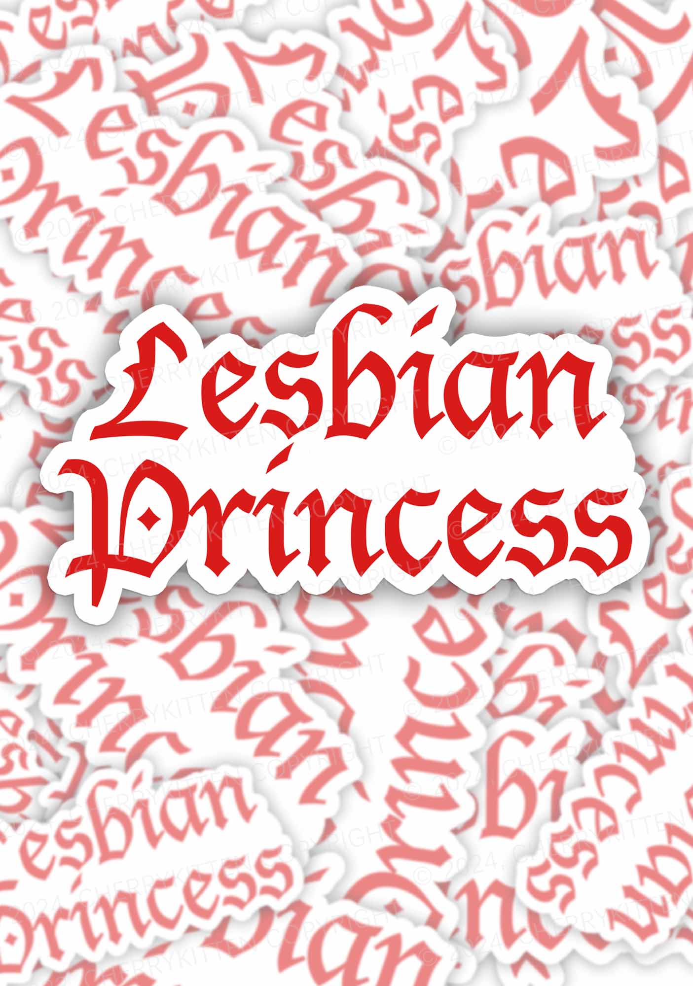 Cherrykitten Lesbian Slogan Y2K Stickers Pack Of 11 - Image 2