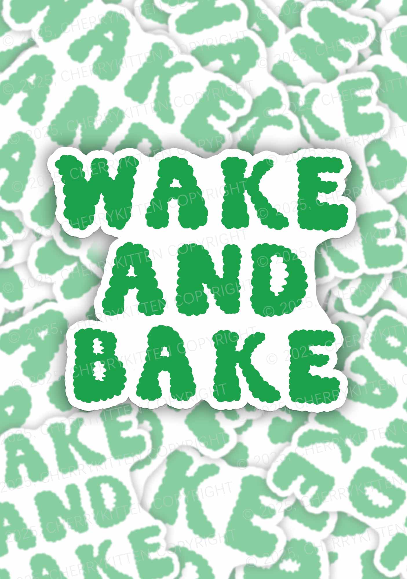 Cherrykitten Smoke Art Y2K Stickers Pack Of 10 - Image 2