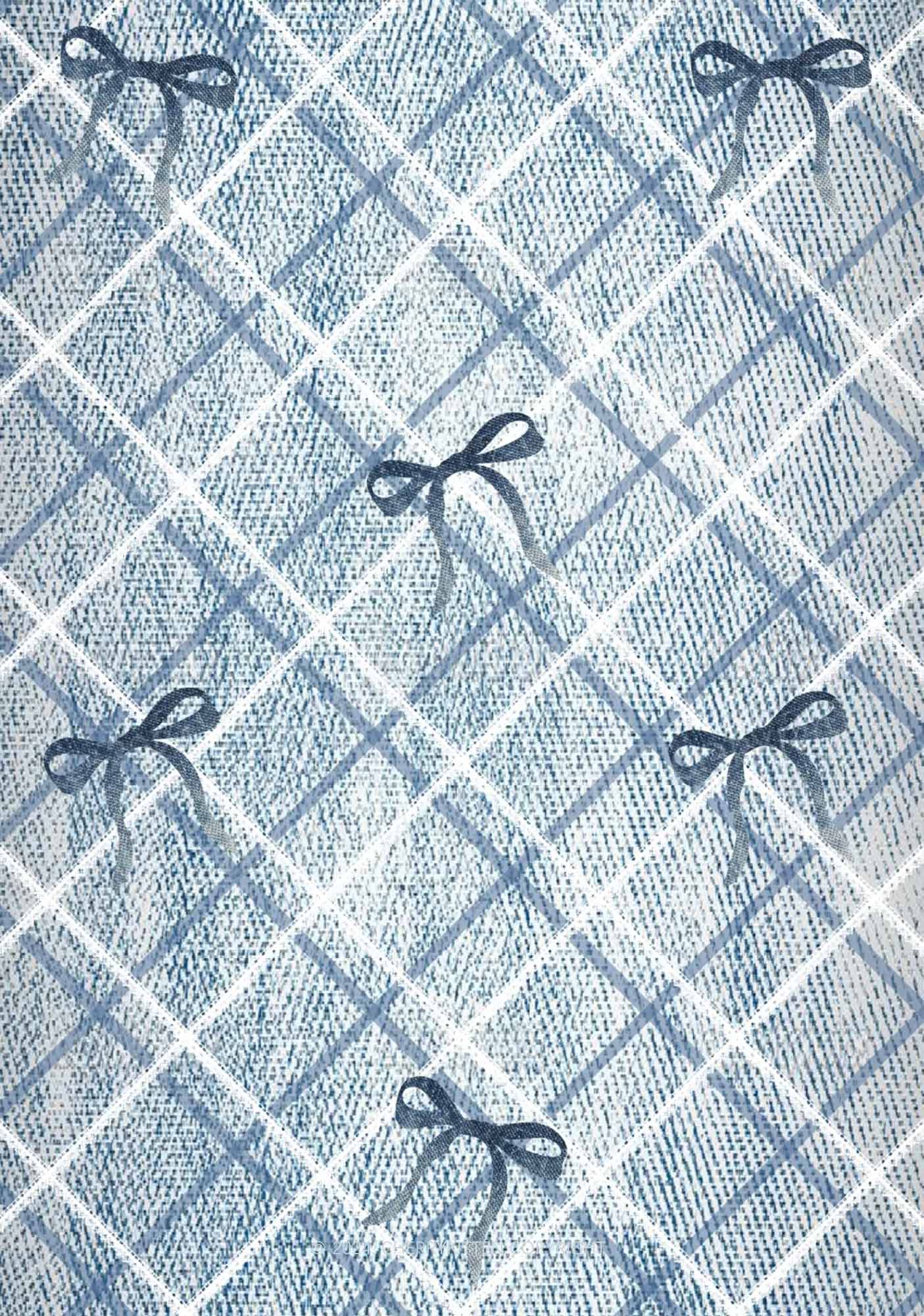 Chic Plaid Bow Y2K Print Bikini Set Cherrykitten - Image 2